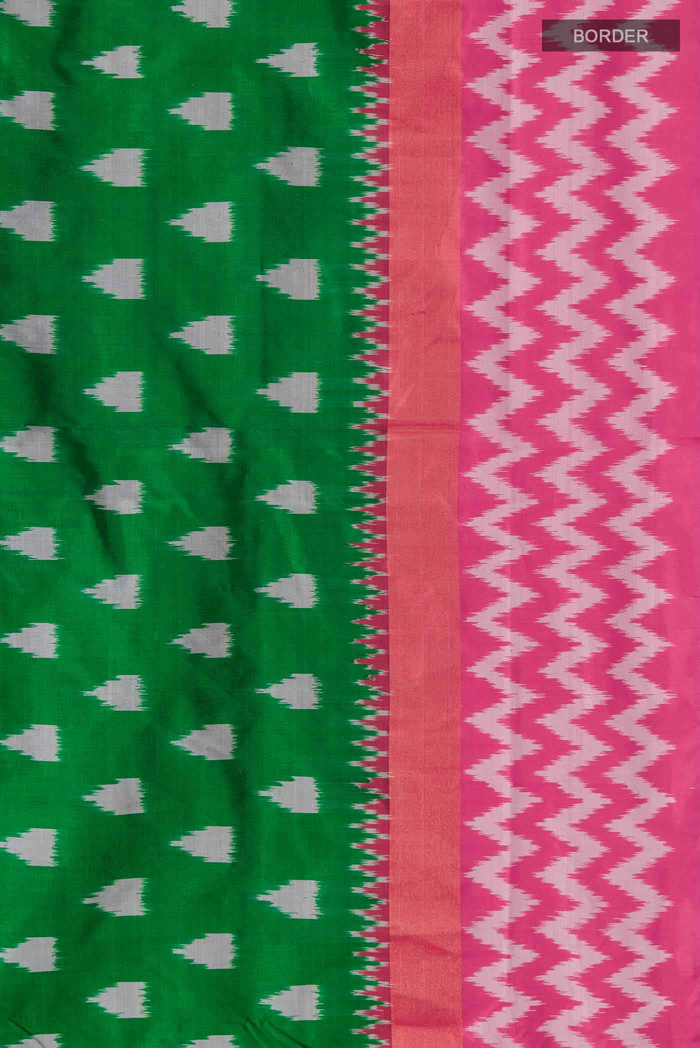 Green Pochampally Silk Saree