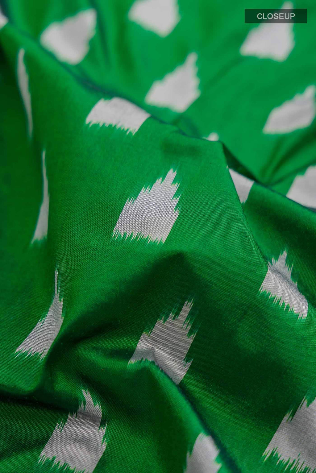 Green Pochampally Silk Saree