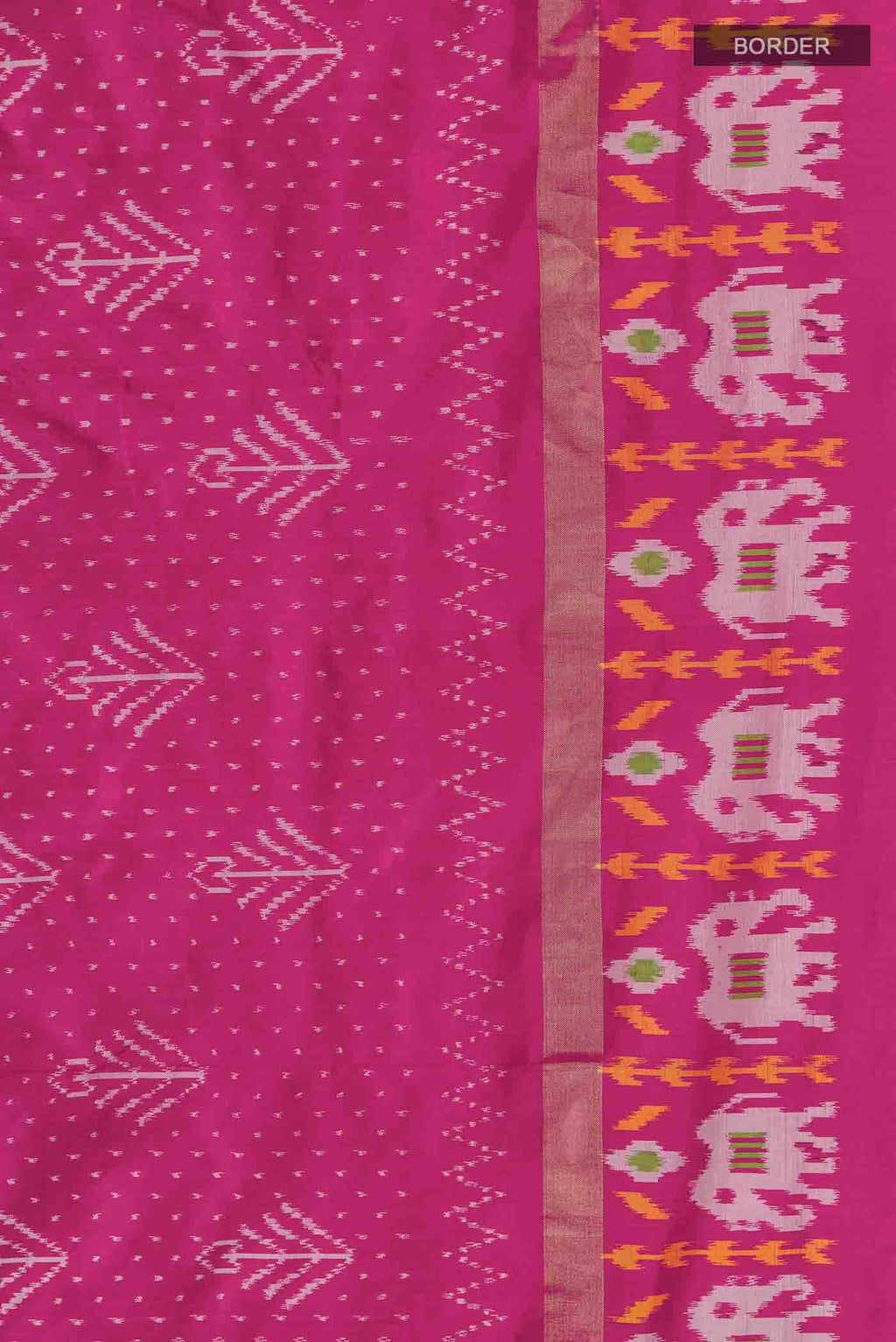 Pink Pochampally Silk Saree