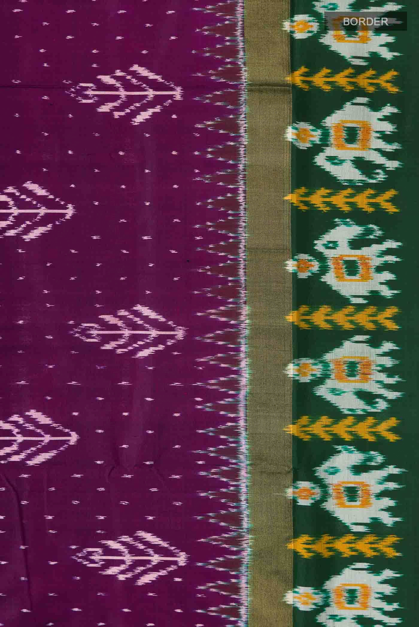 Purple Pochampally Silk Saree