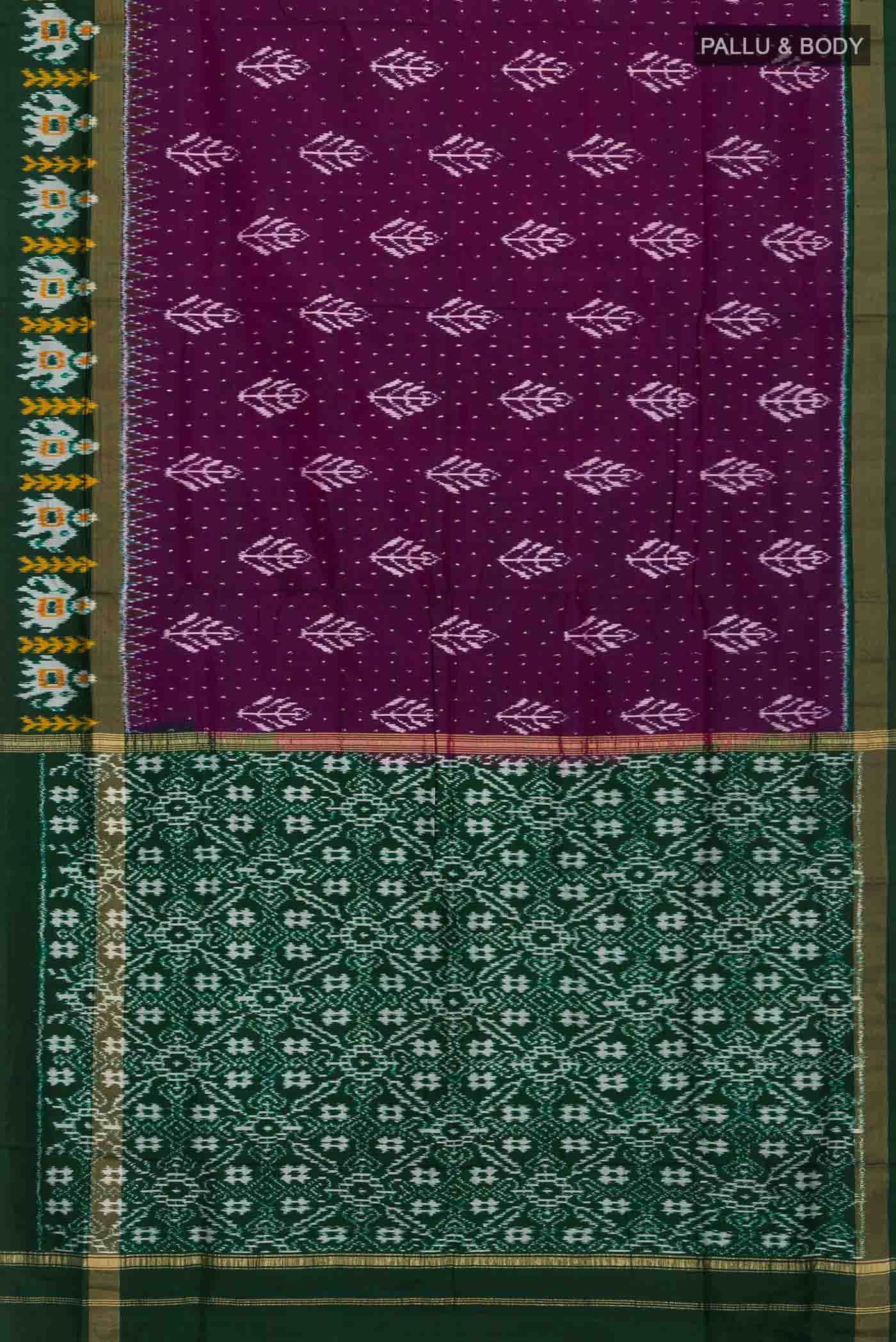 Purple Pochampally Silk Saree