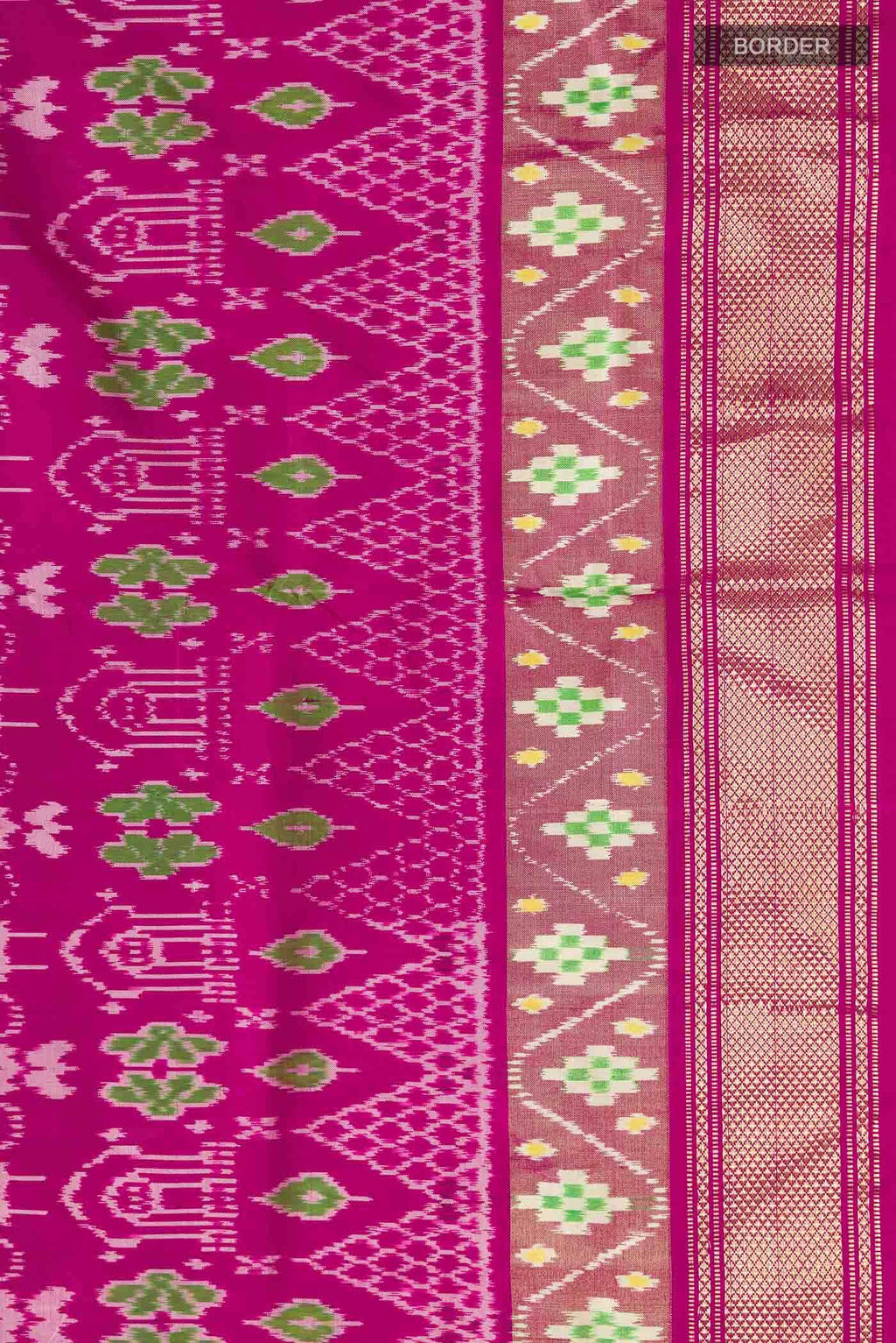 Pink Pochampally Silk Saree