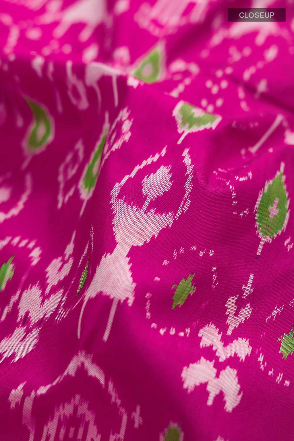 Pink Pochampally Silk Saree