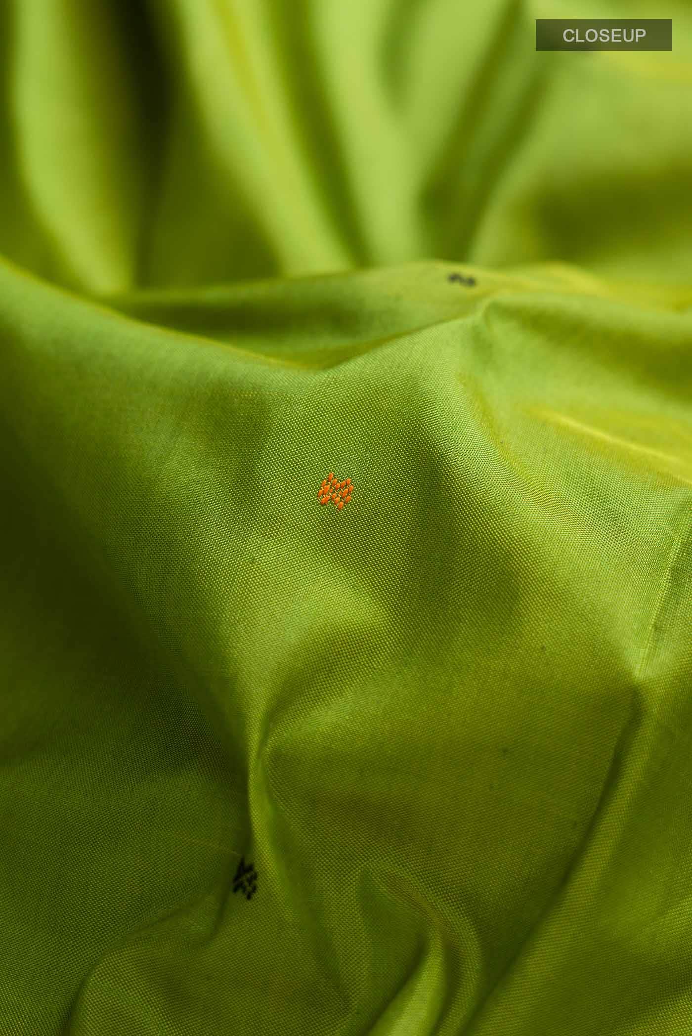 Green Pochampally Silk Saree
