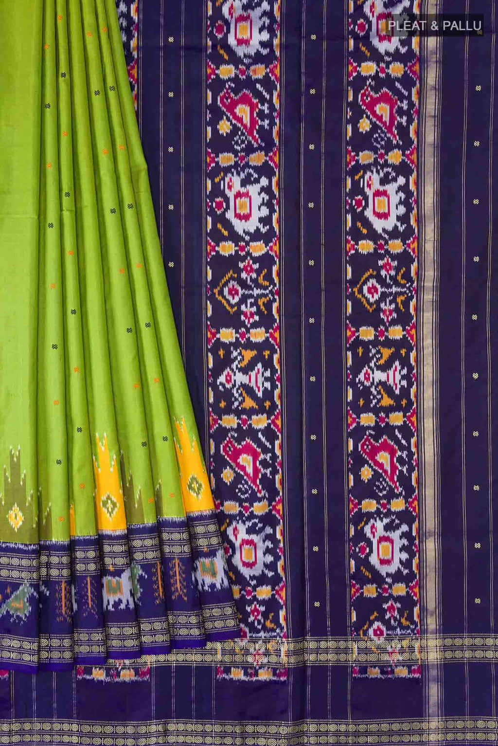 Green Pochampally Silk Saree