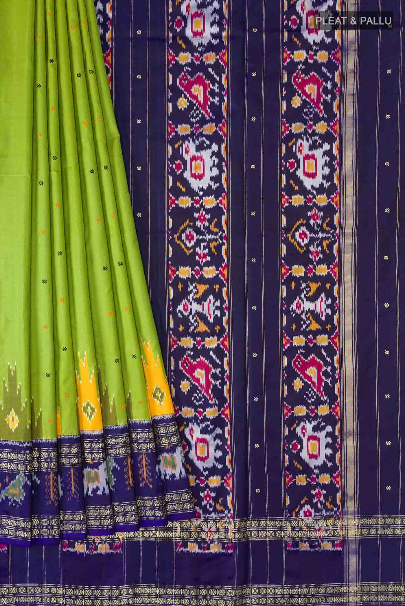 Green Pochampally Silk Saree