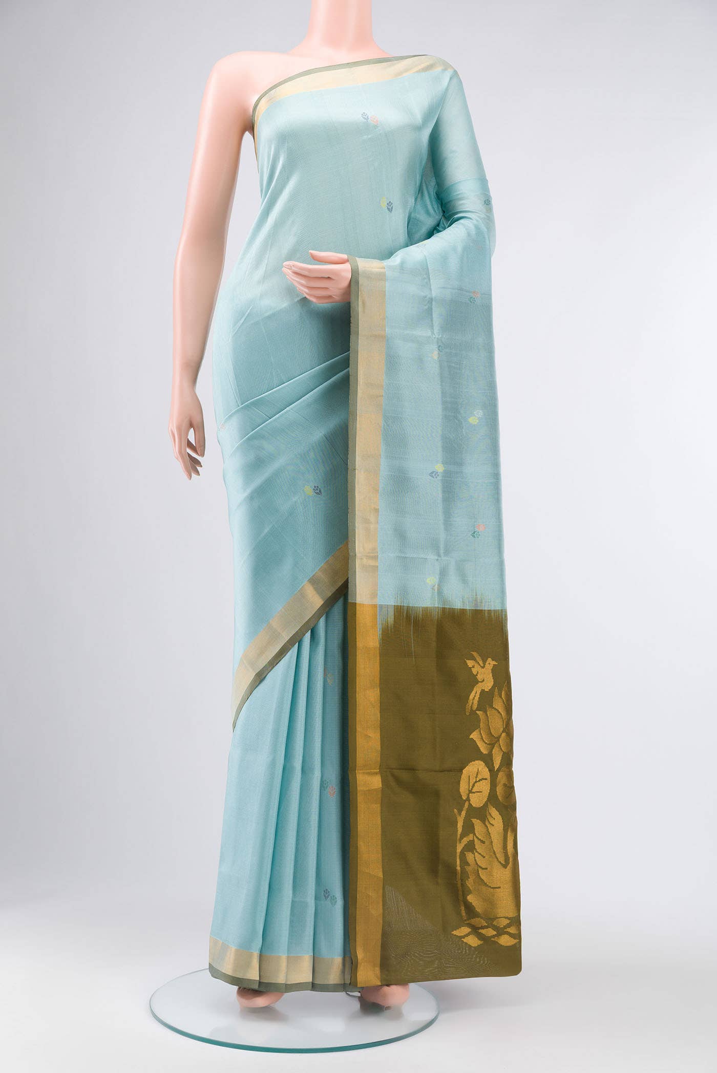 Green Uppada Silk Saree