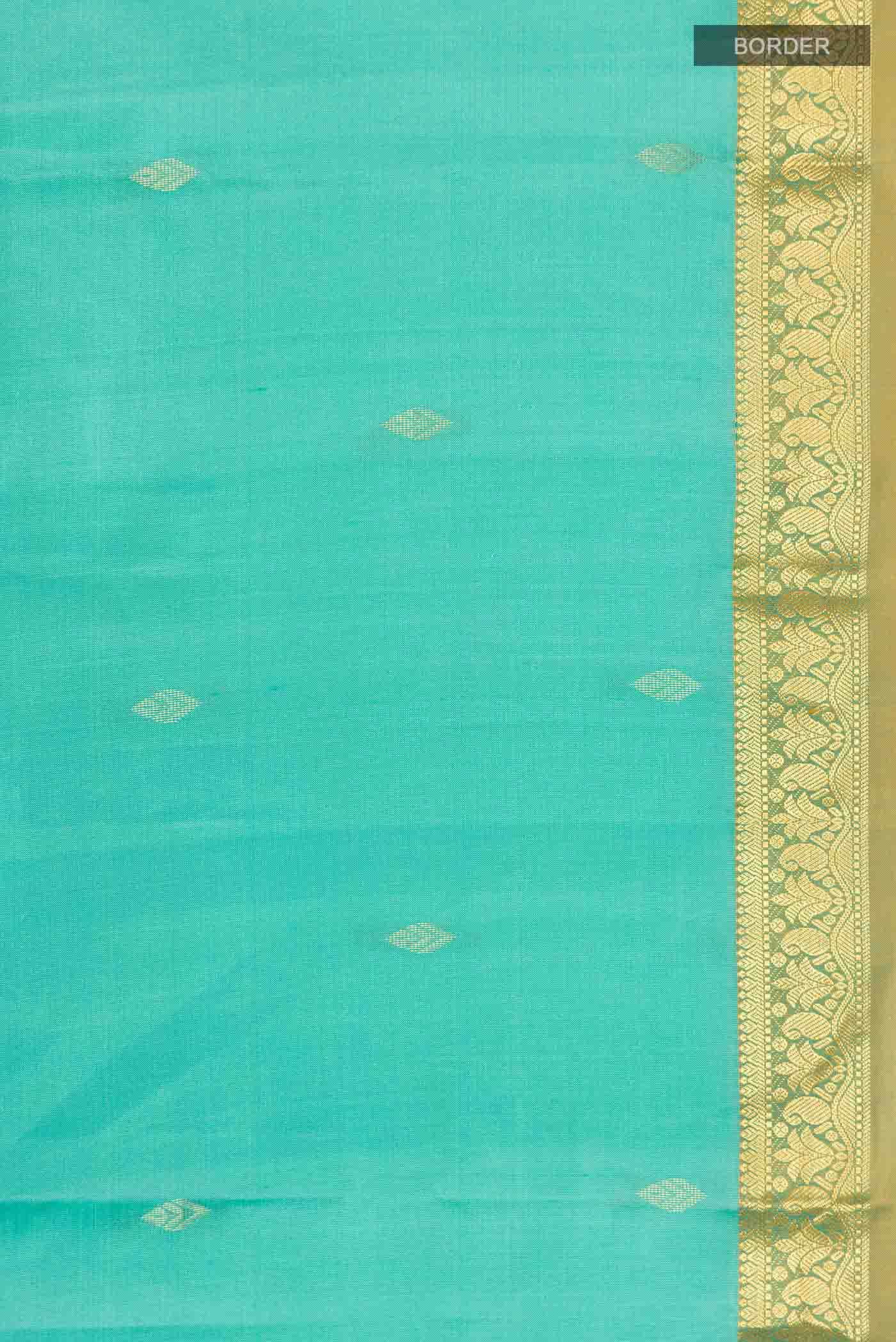 Blue Kanchipuram Silk Saree