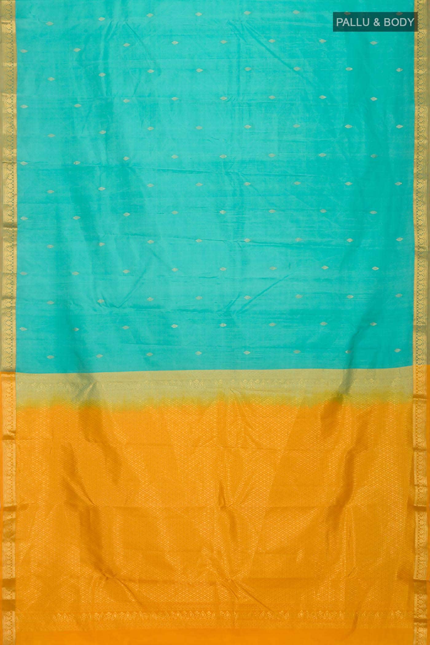 Blue Kanchipuram Silk Saree