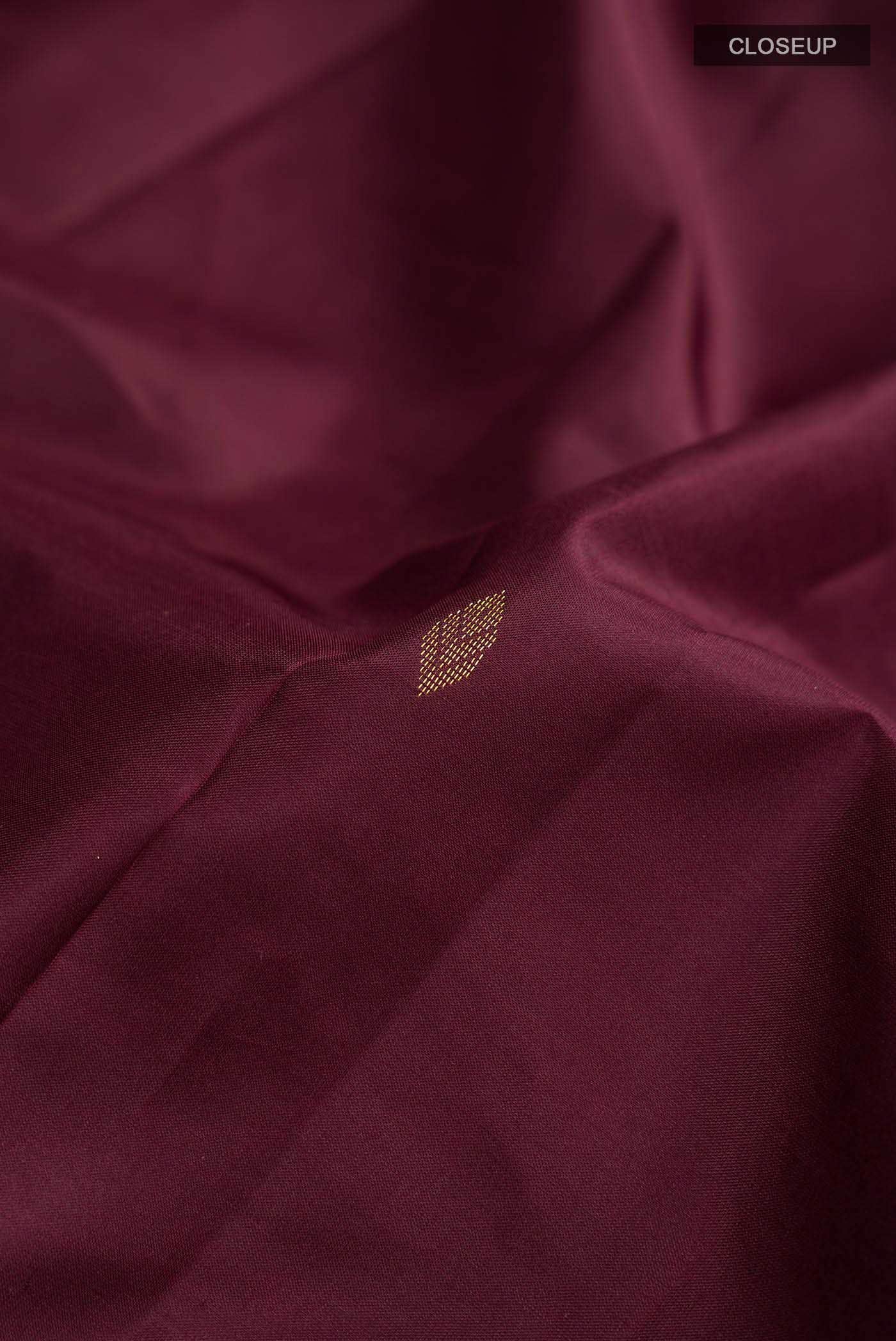 Brown Kanchipuram Silk Saree