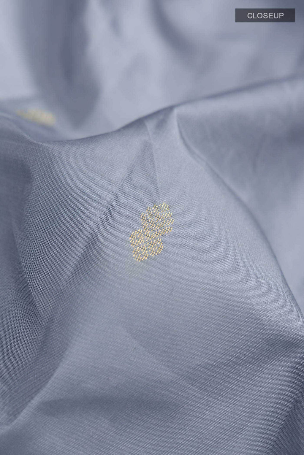 Grey Kanchipuram Silk Saree