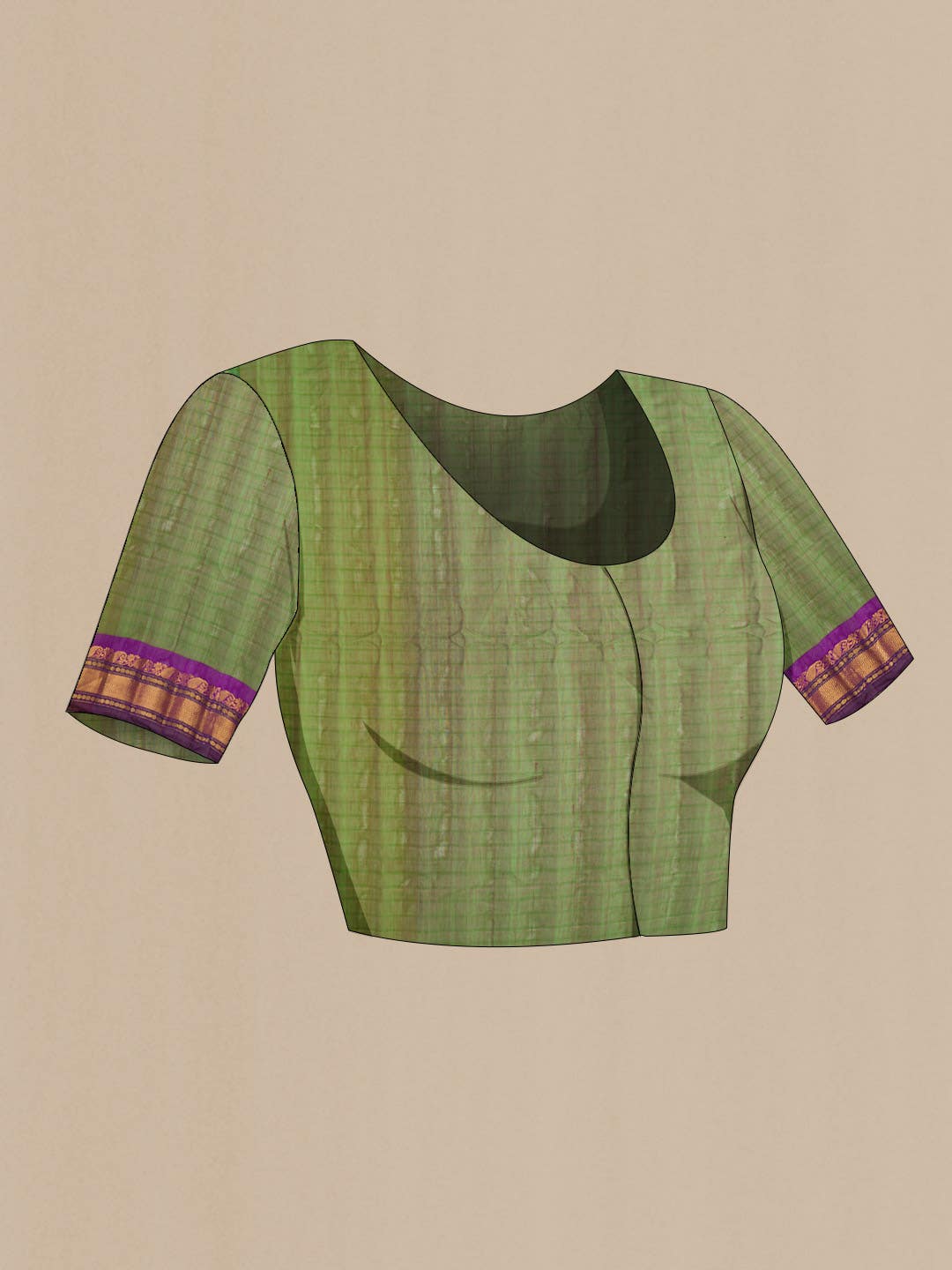 Green Gadwal Silk Cotton Saree