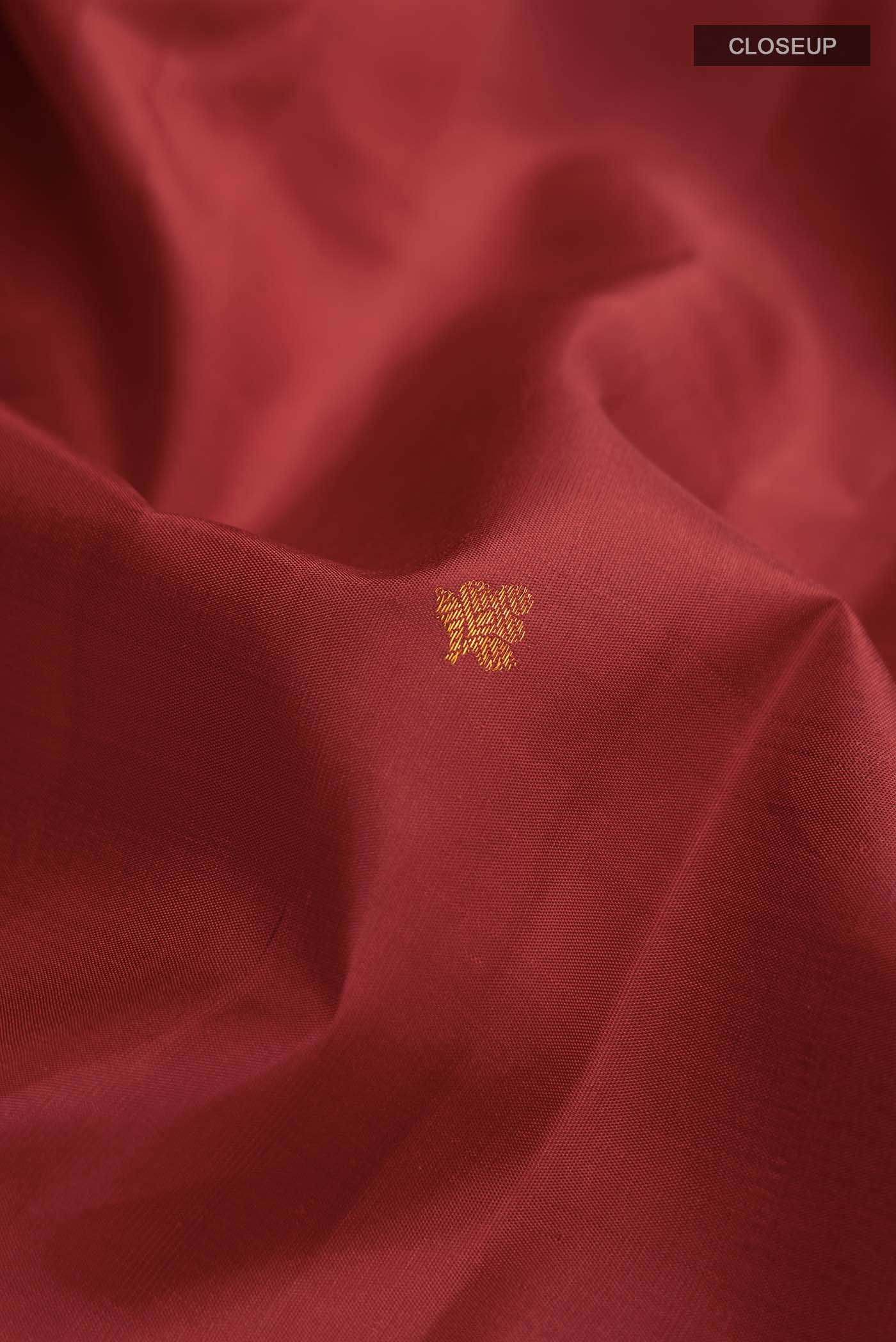 Maroon Kanchipuram Silk Saree