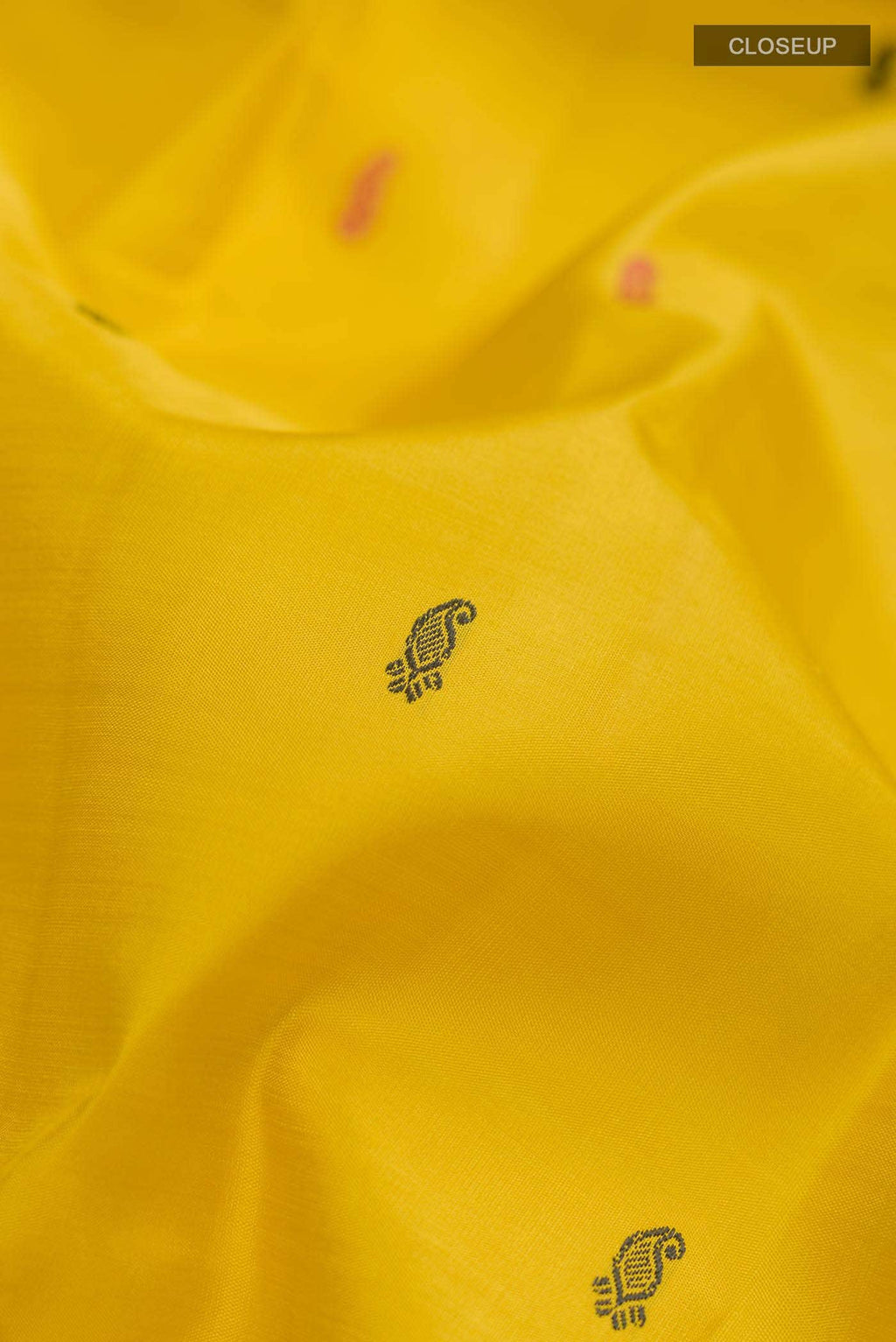 Yellow Kanchipuram Silk Saree