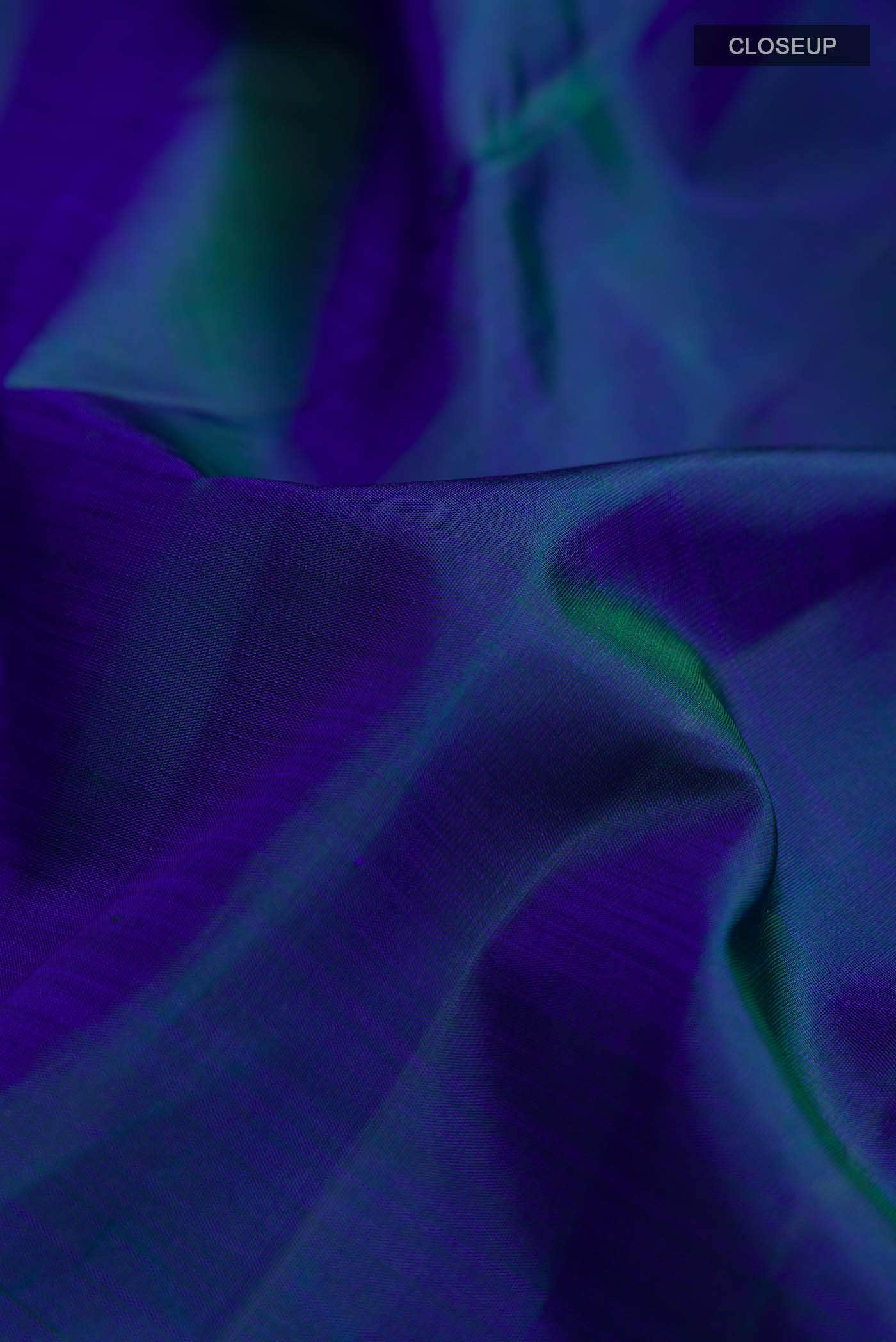 Blue Kanchipuram Silk Saree