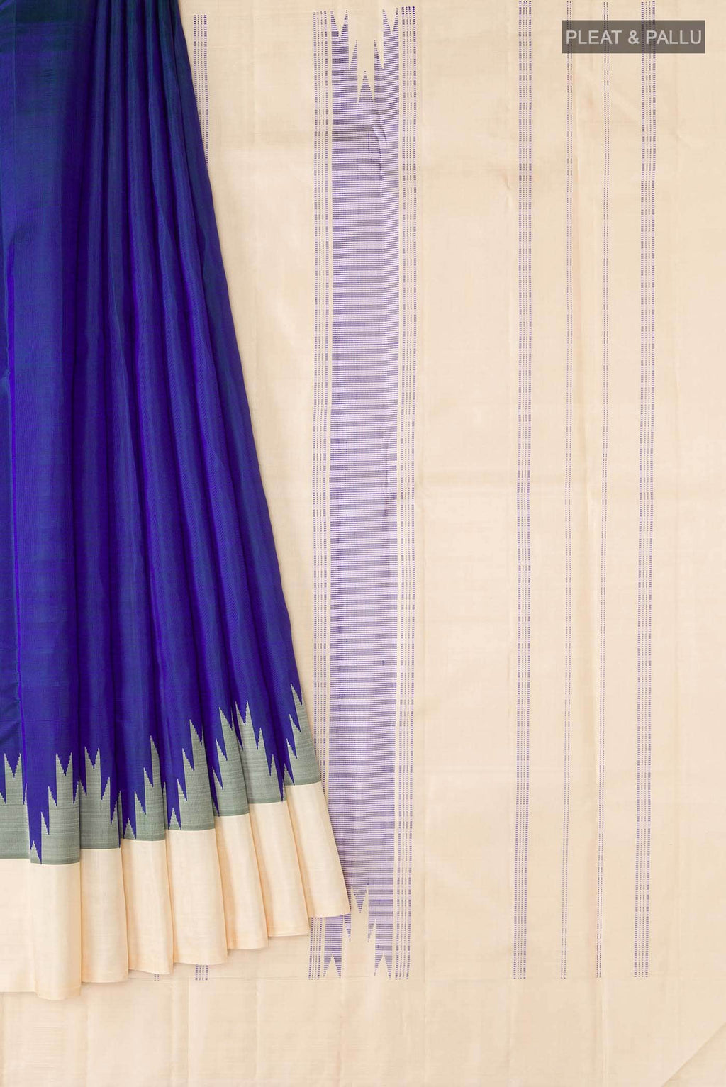 Blue Kanchipuram Silk Saree