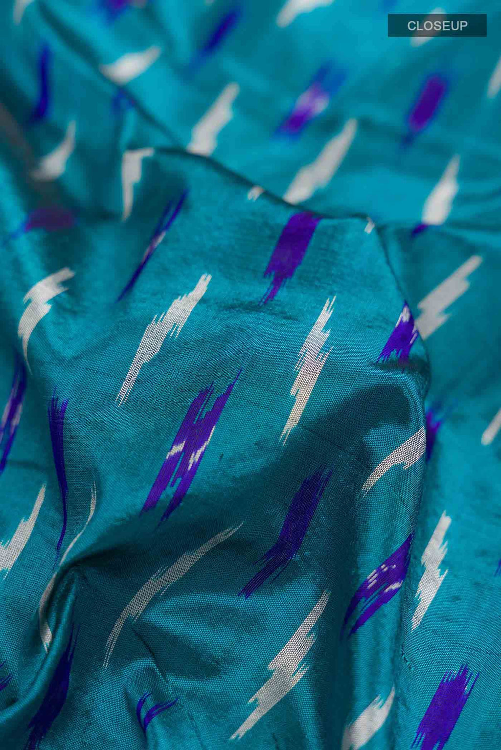 Blue Pochampally Silk Saree