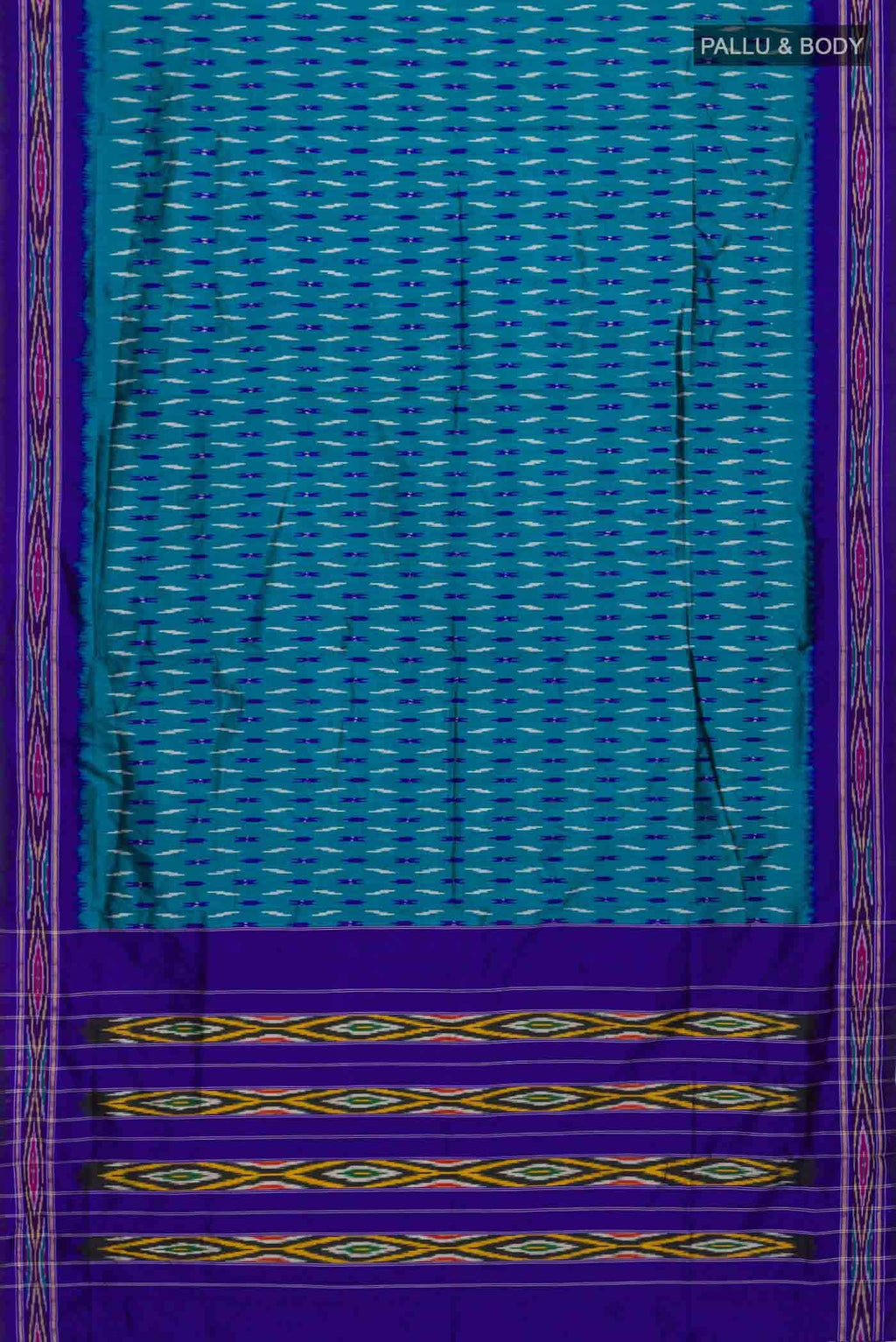 Blue Pochampally Silk Saree