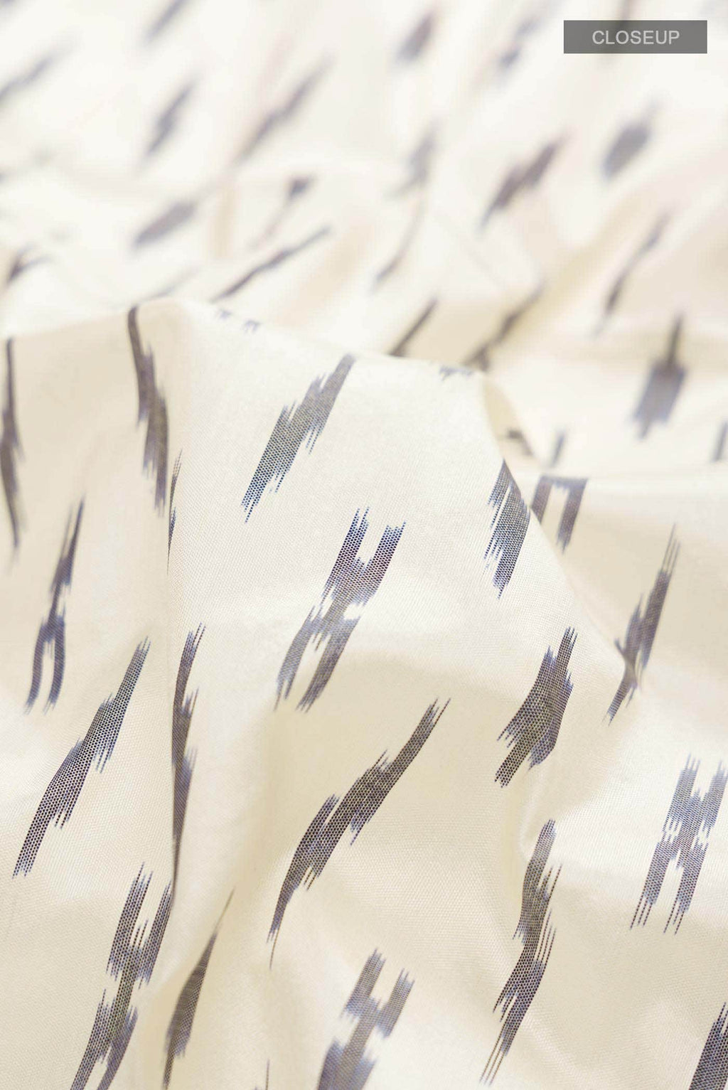 Cream Pochampally Silk Saree
