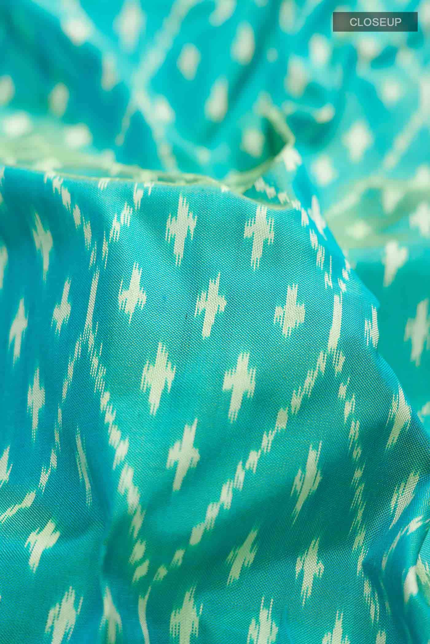 Green Pochampally Silk Saree