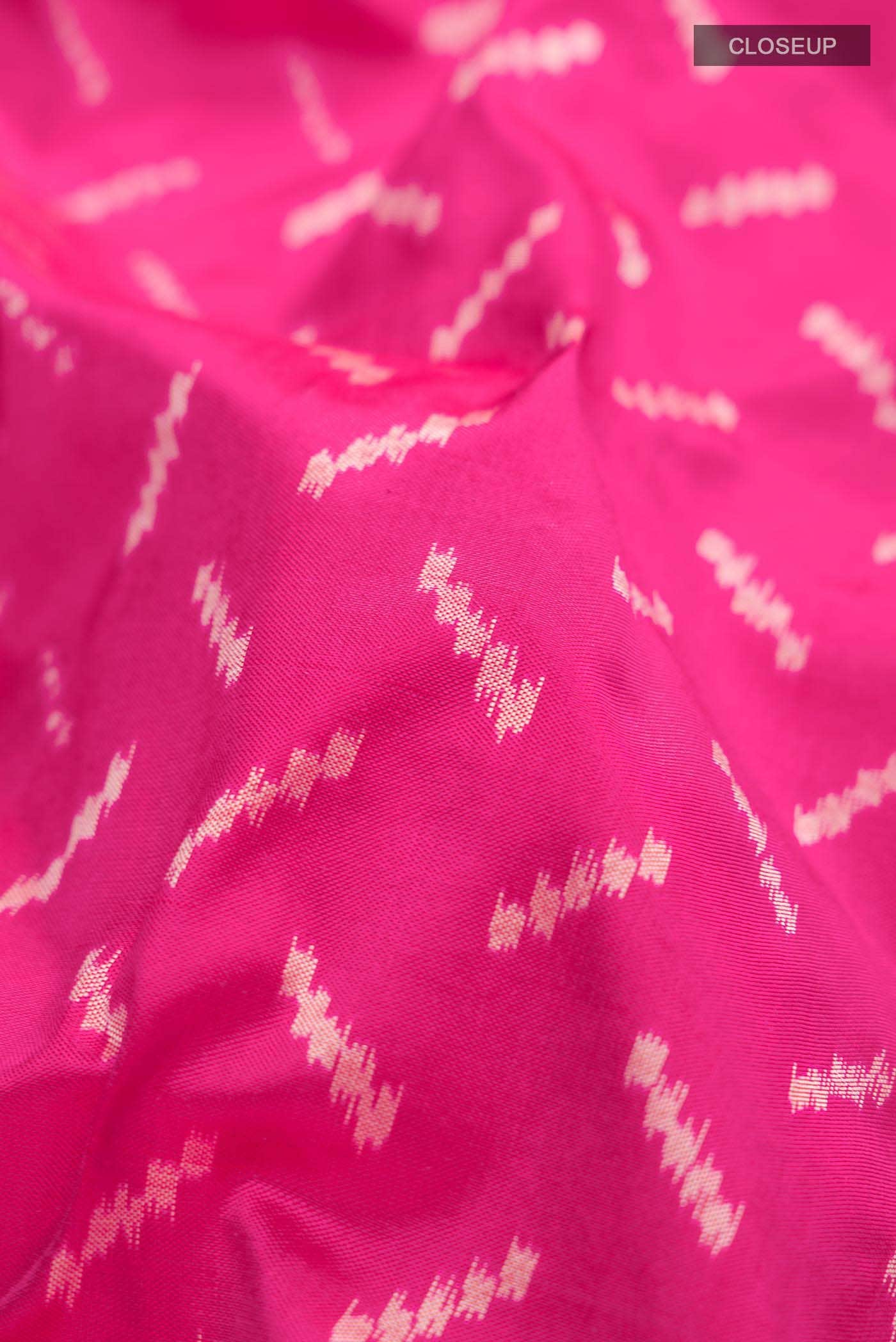 Pink Pochampally Silk Saree