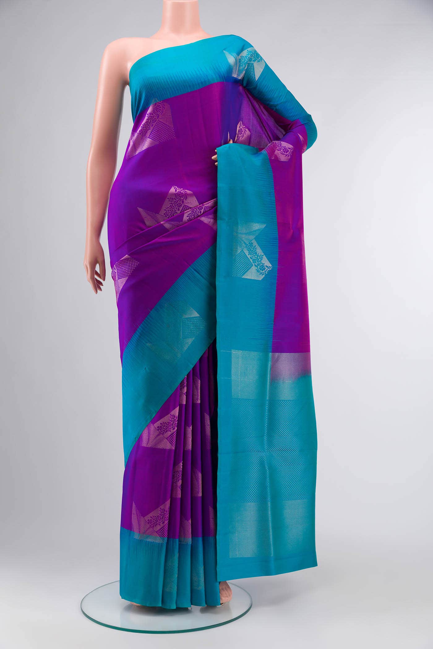 Blue Soft Silk Saree