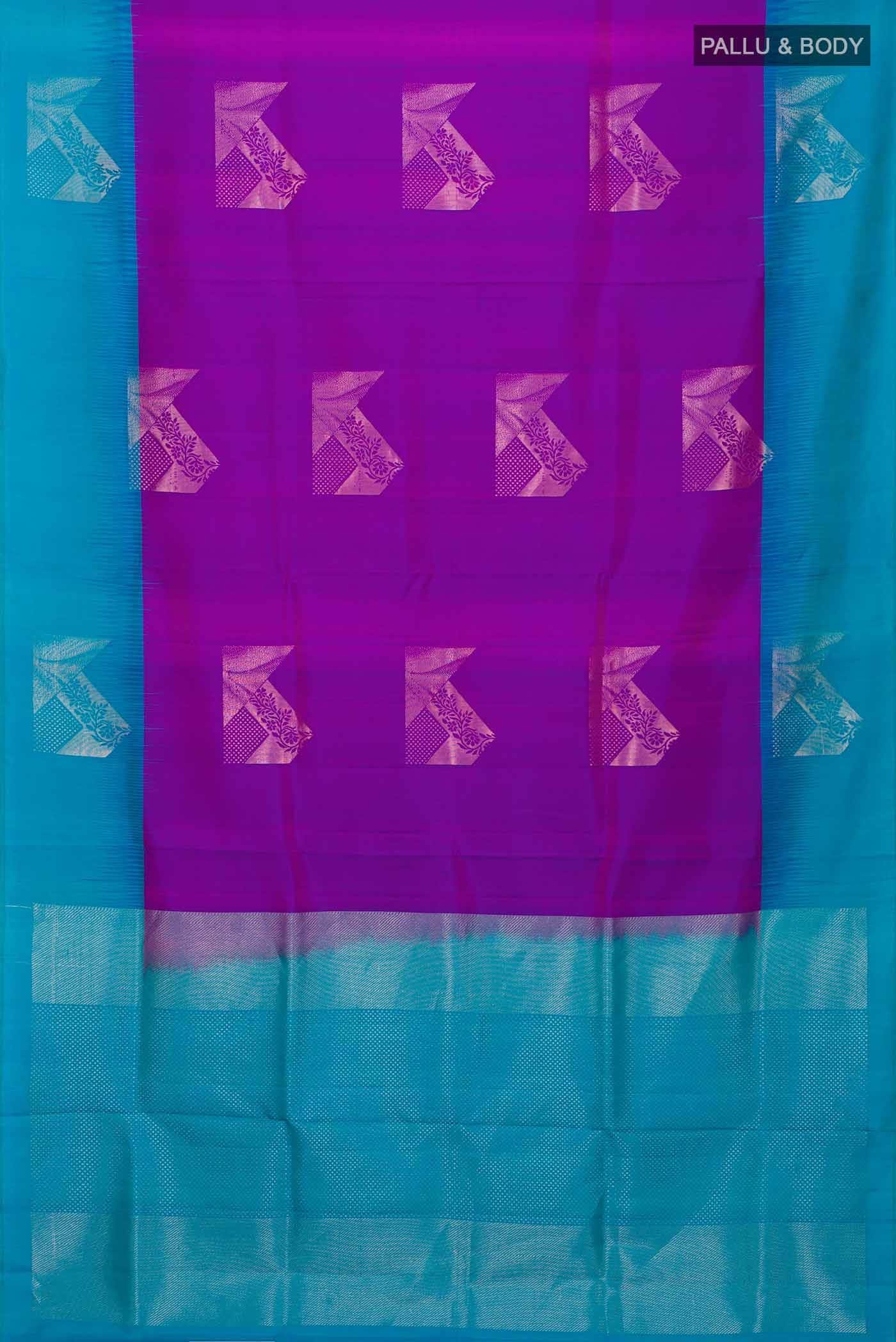 Blue Soft Silk Saree