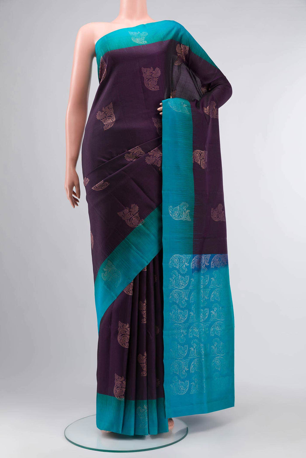 Purple Soft Silk Saree