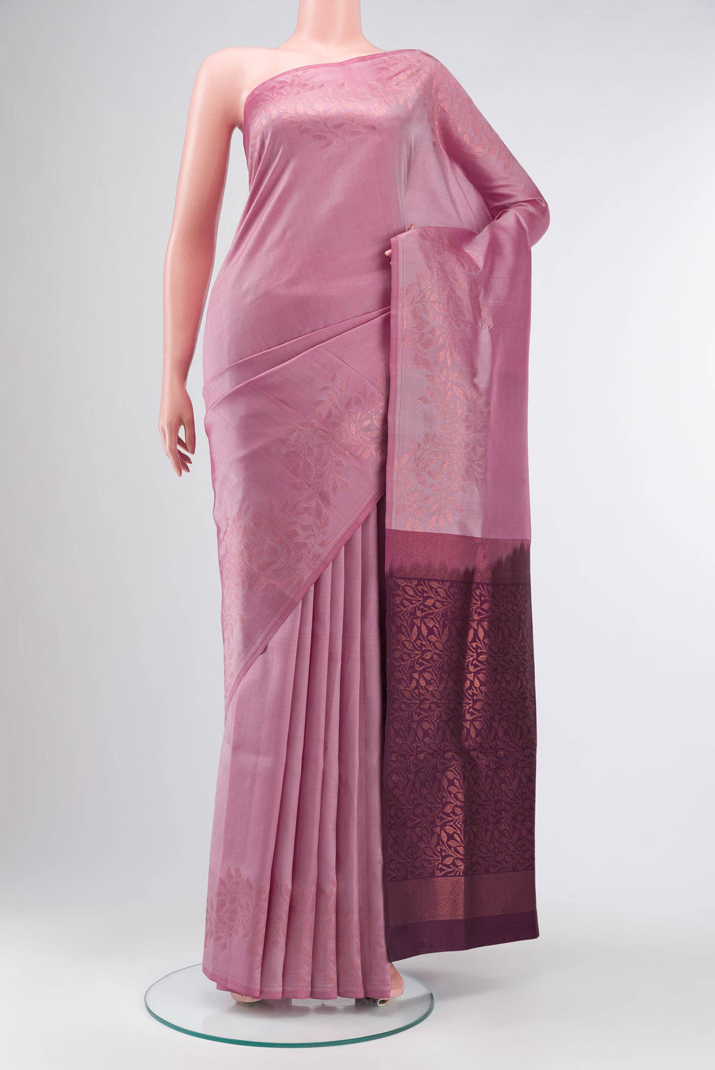 Pink Soft Silk Saree