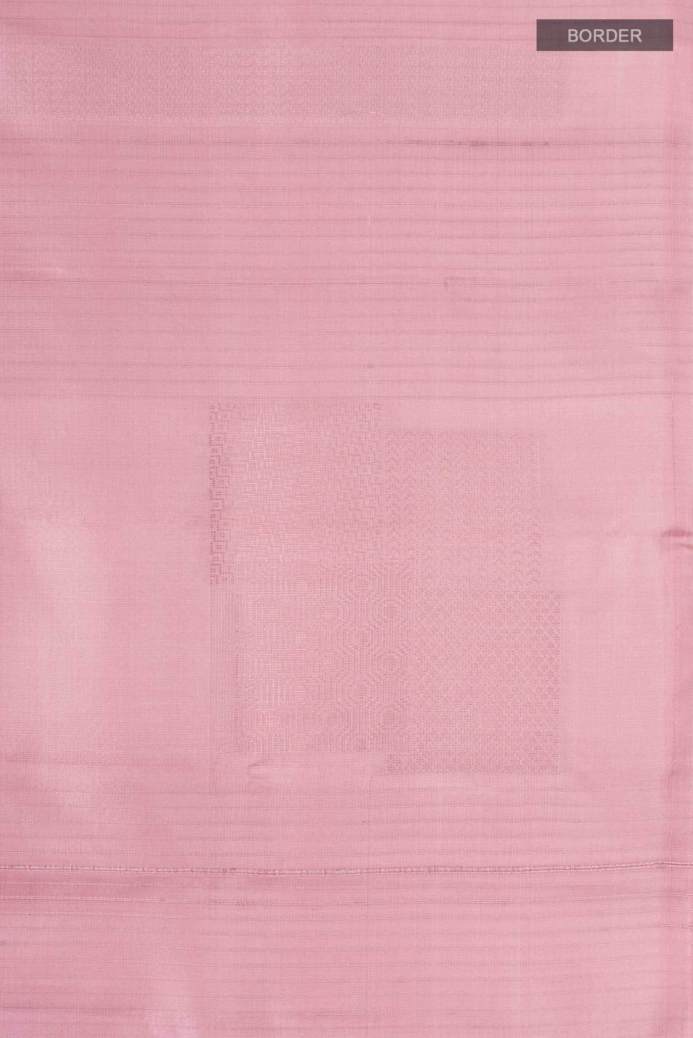 Rose pink Soft Silk Saree