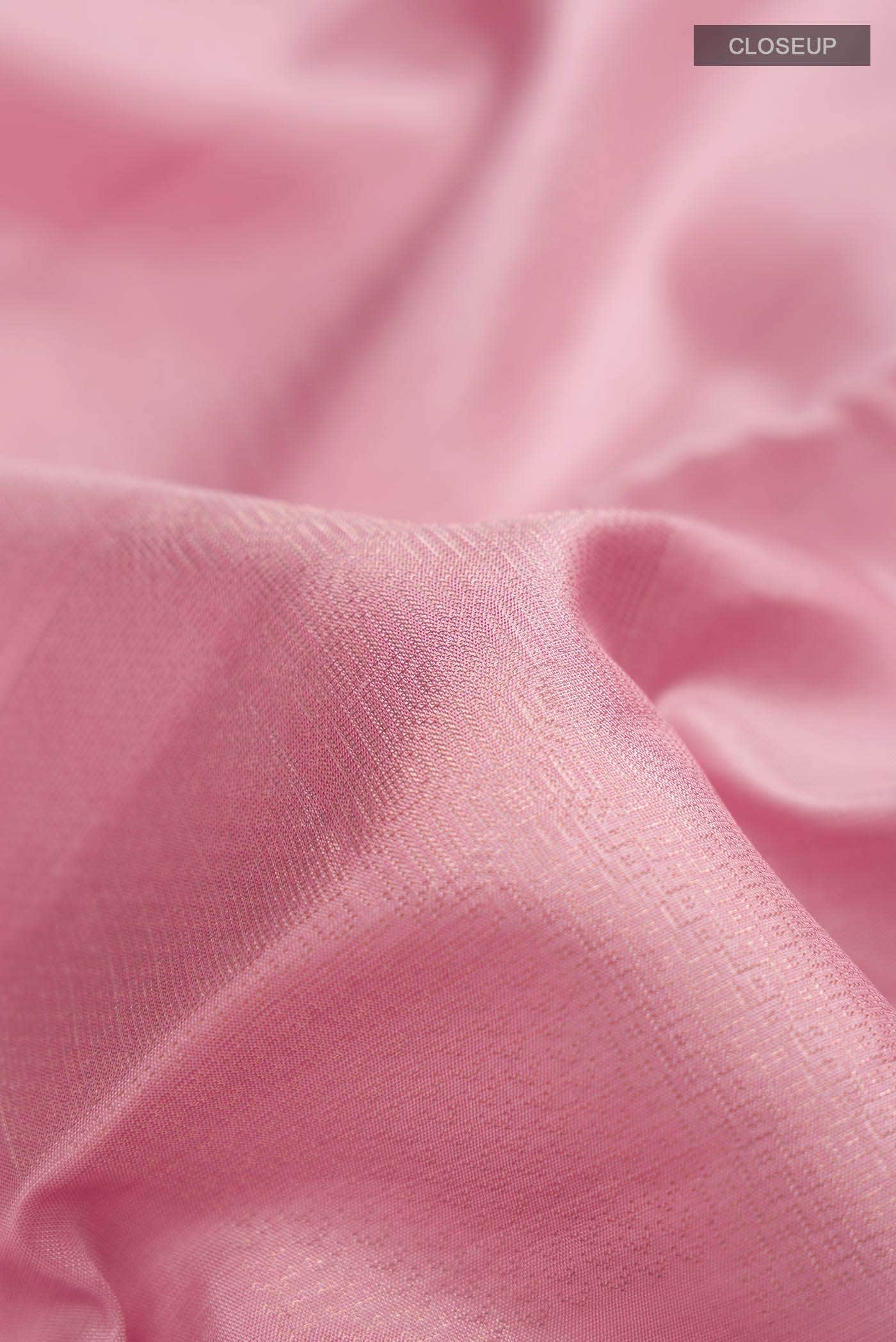 Rose pink Soft Silk Saree