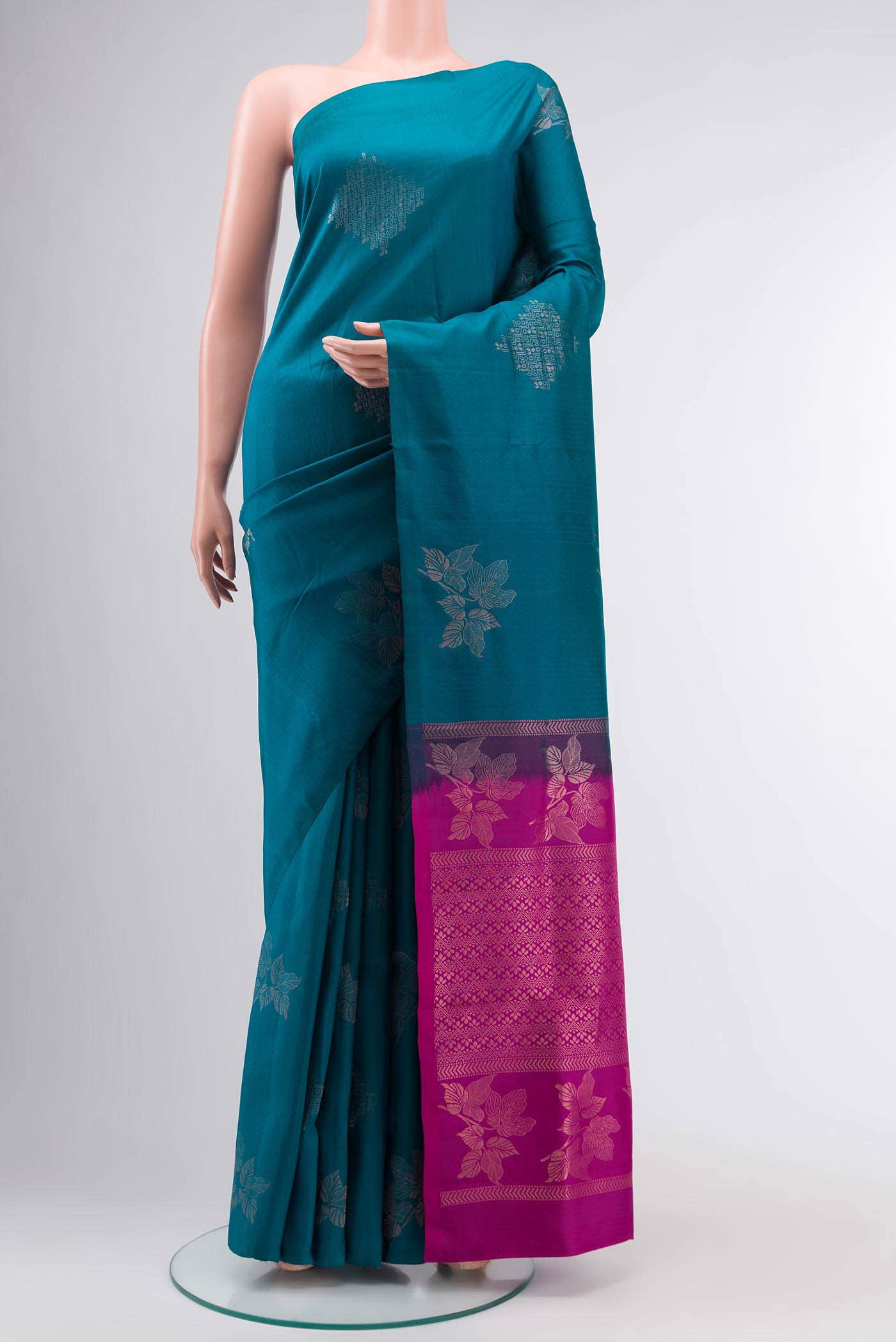 Blue Soft Silk Saree