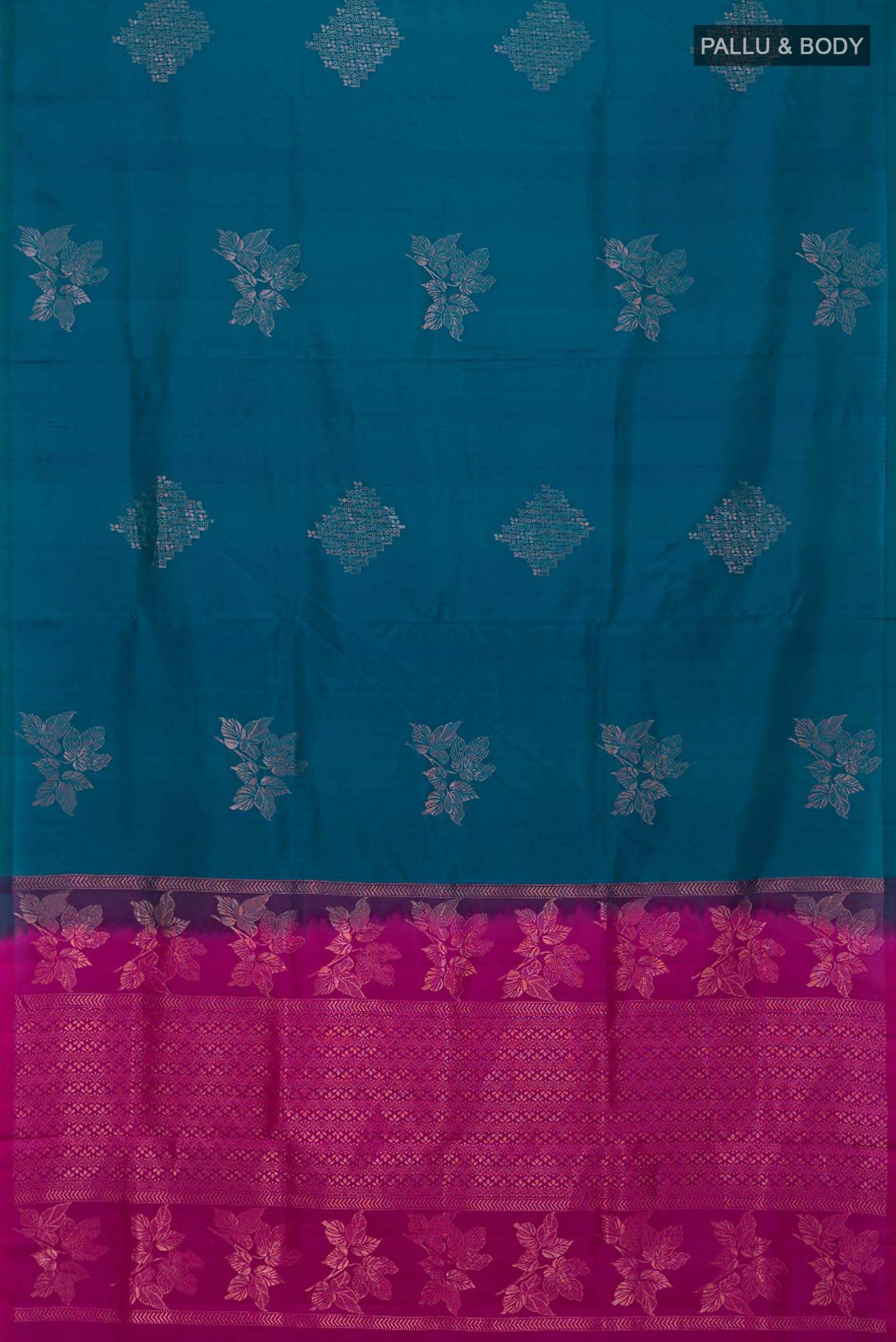 Blue Soft Silk Saree