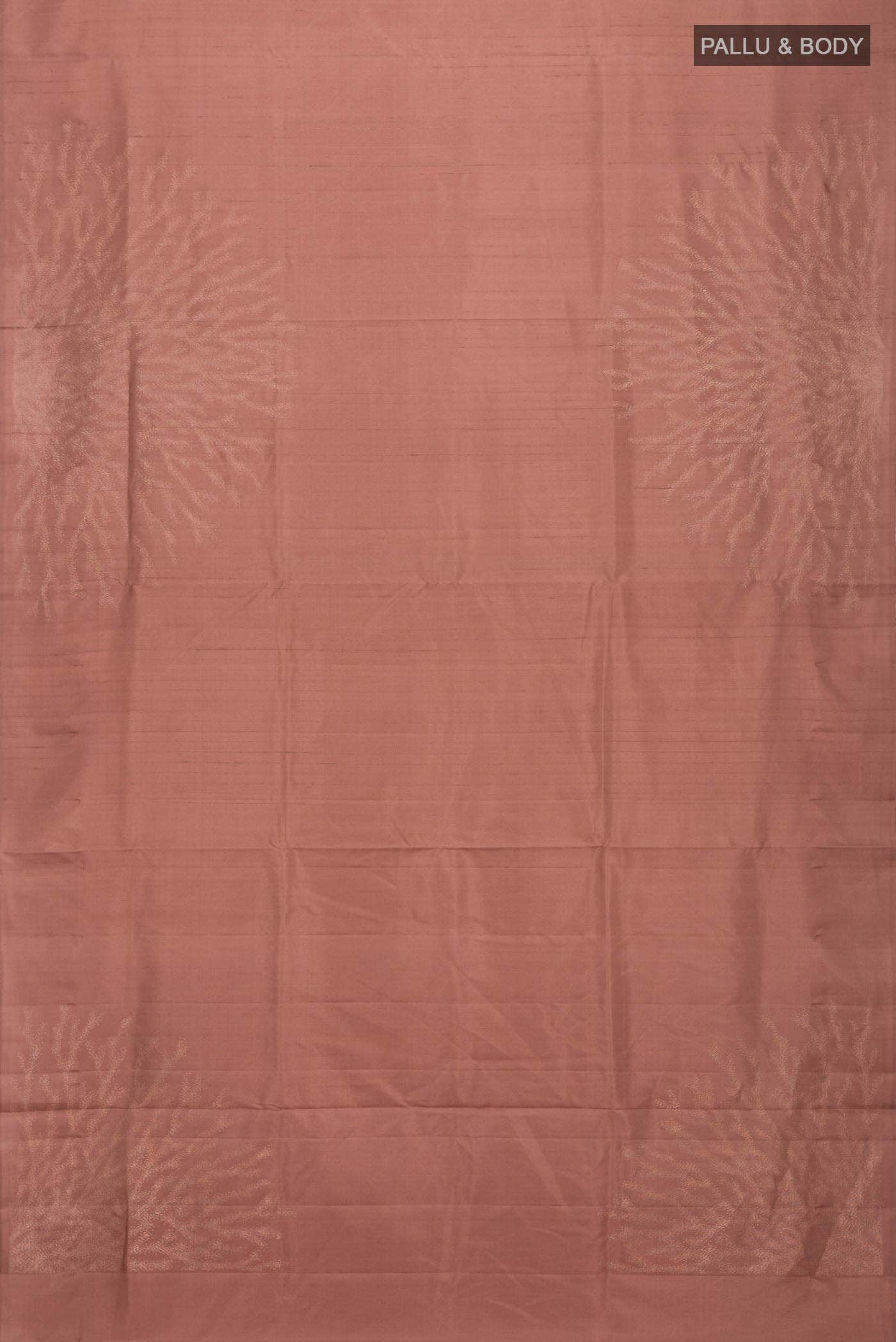 Rose Gold Soft Silk Saree
