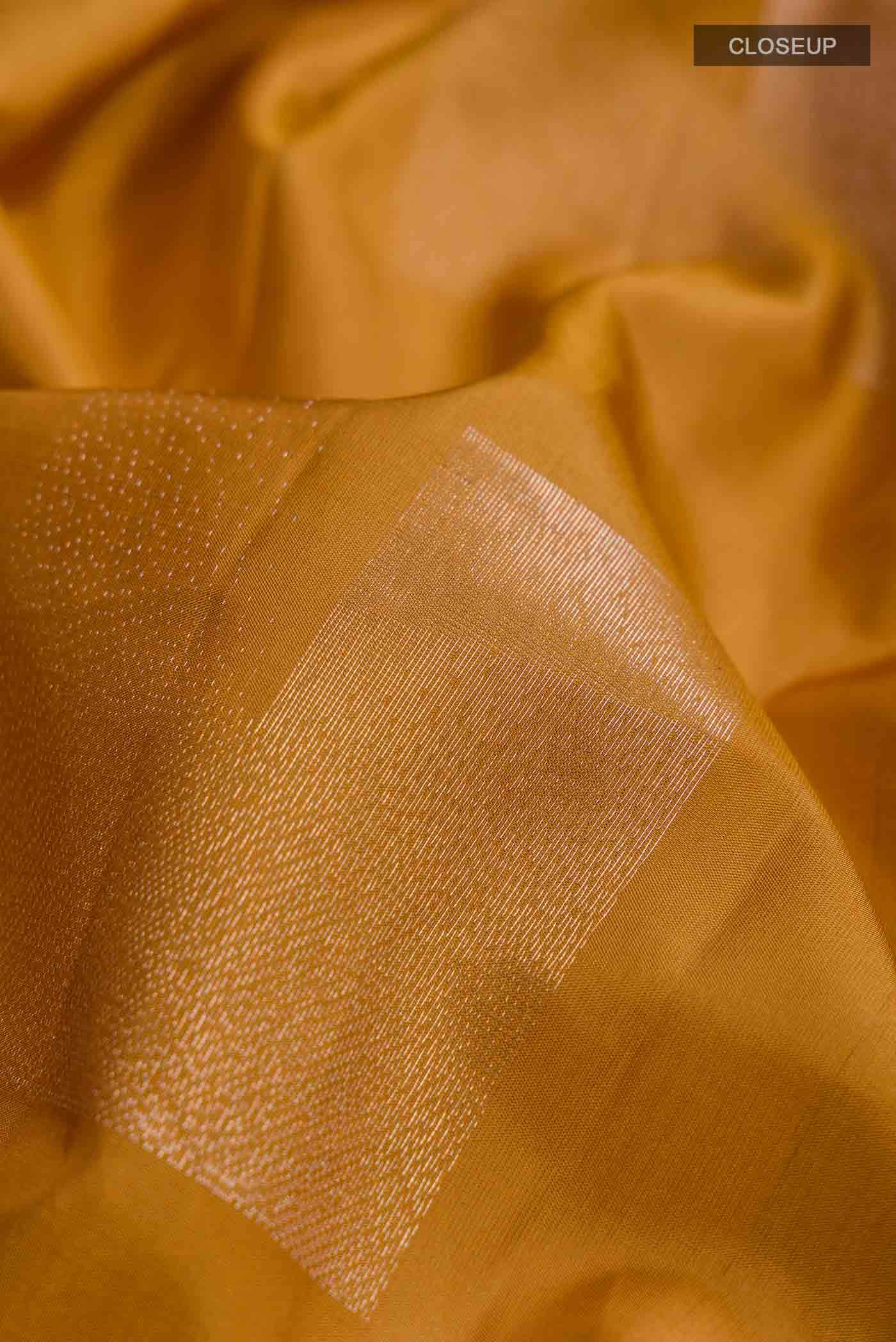 Mustard Soft Silk Saree