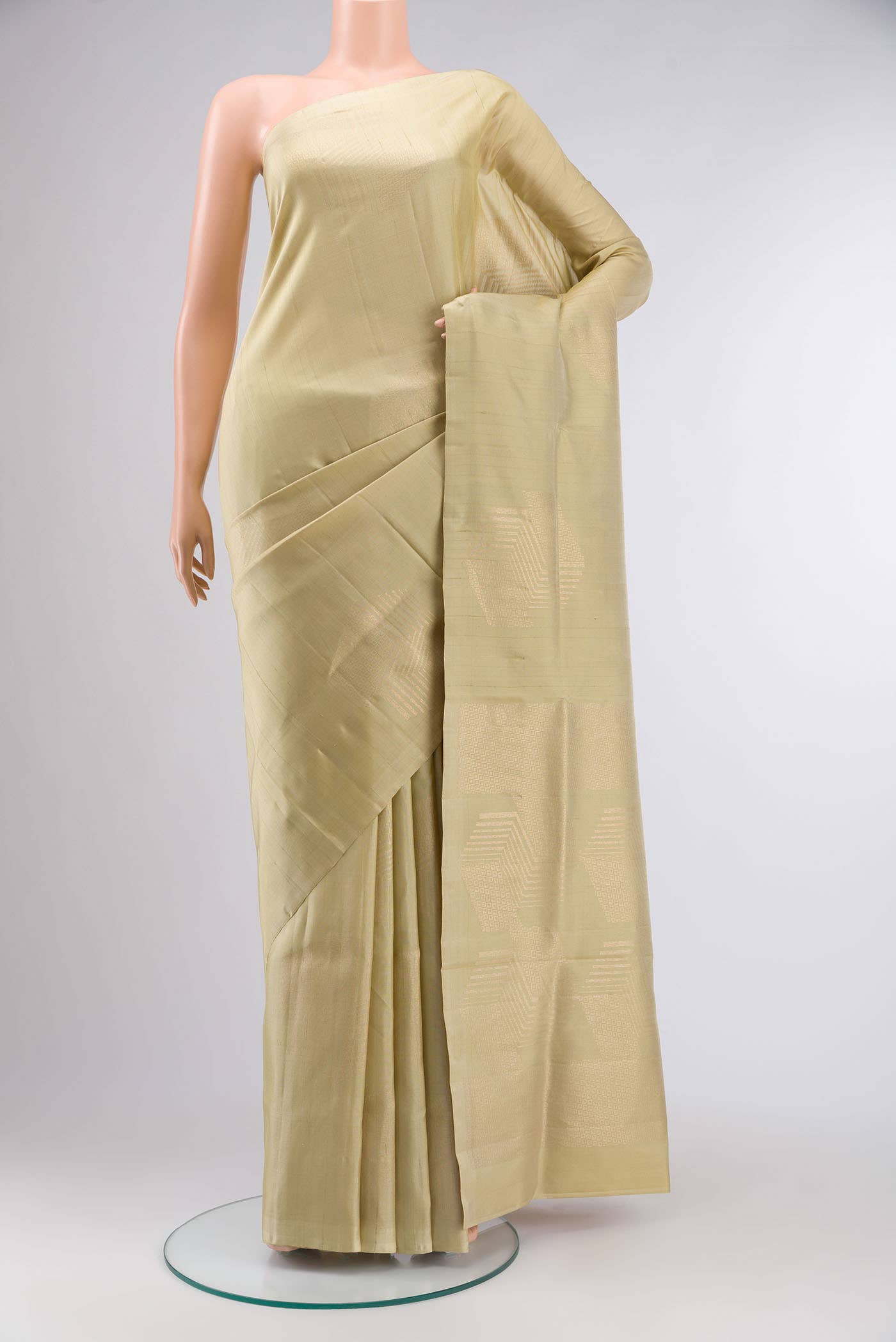 Beige Soft Silk Saree