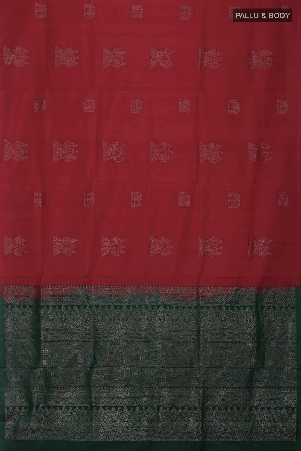 Maroon Soft Silk Saree