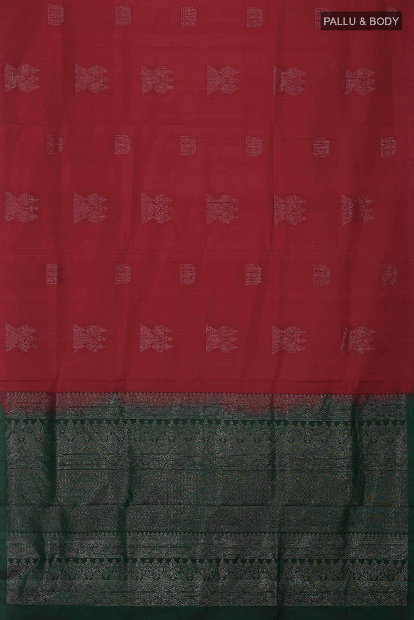 Maroon Soft Silk Saree