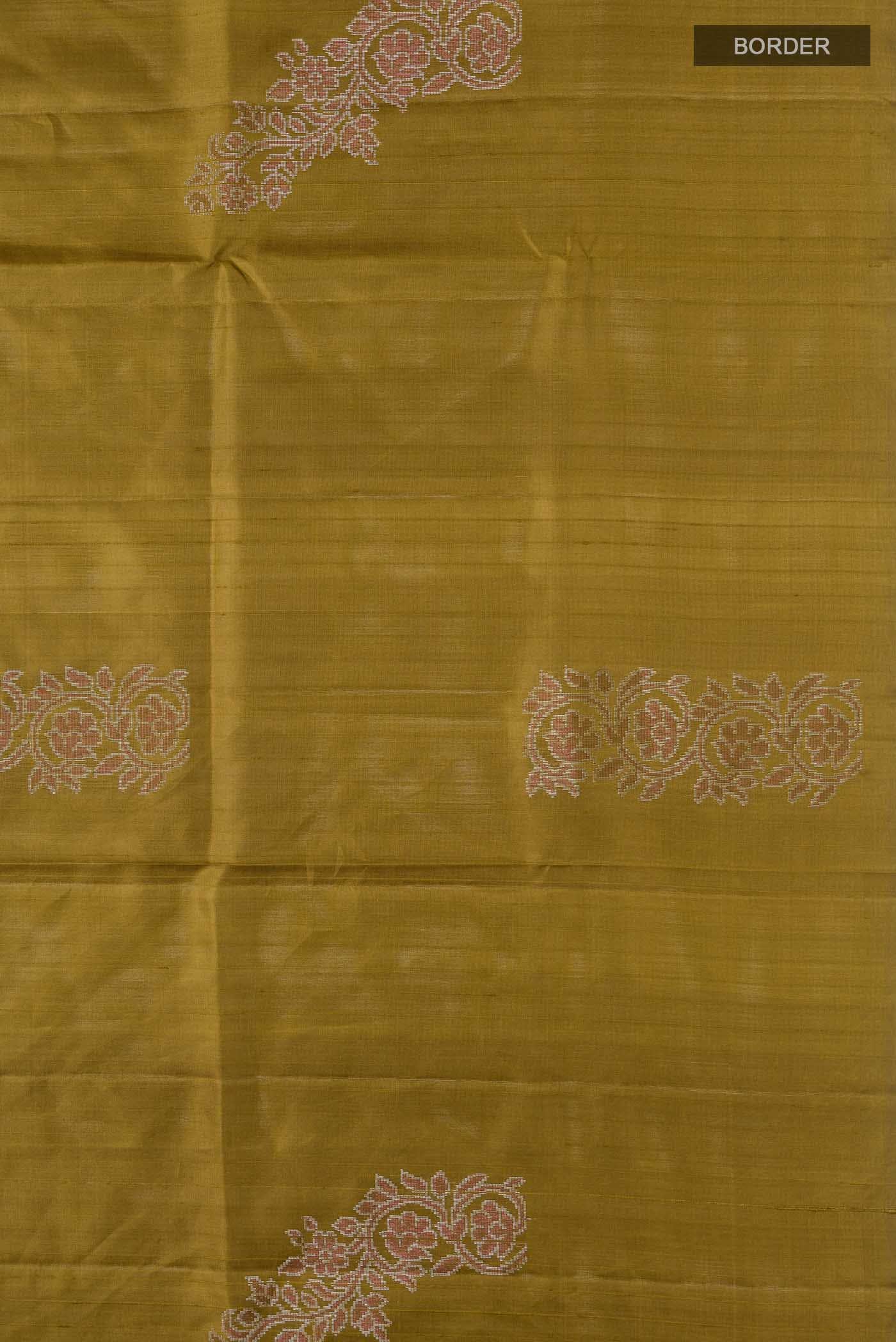 Mehandi Green Soft Silk Saree