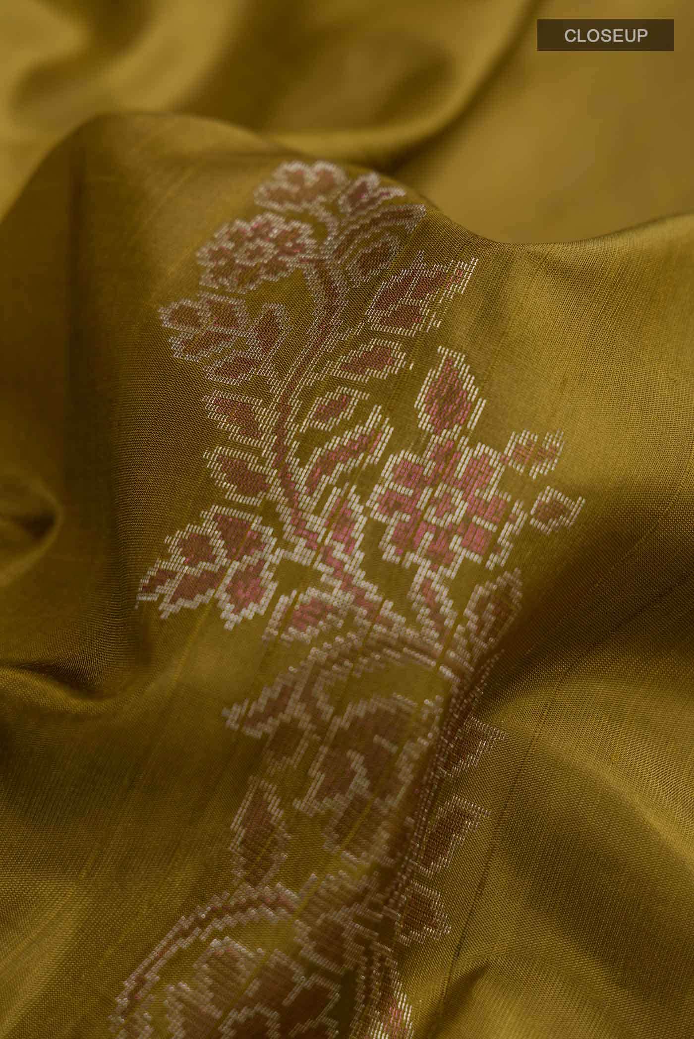 Mehandi Green Soft Silk Saree