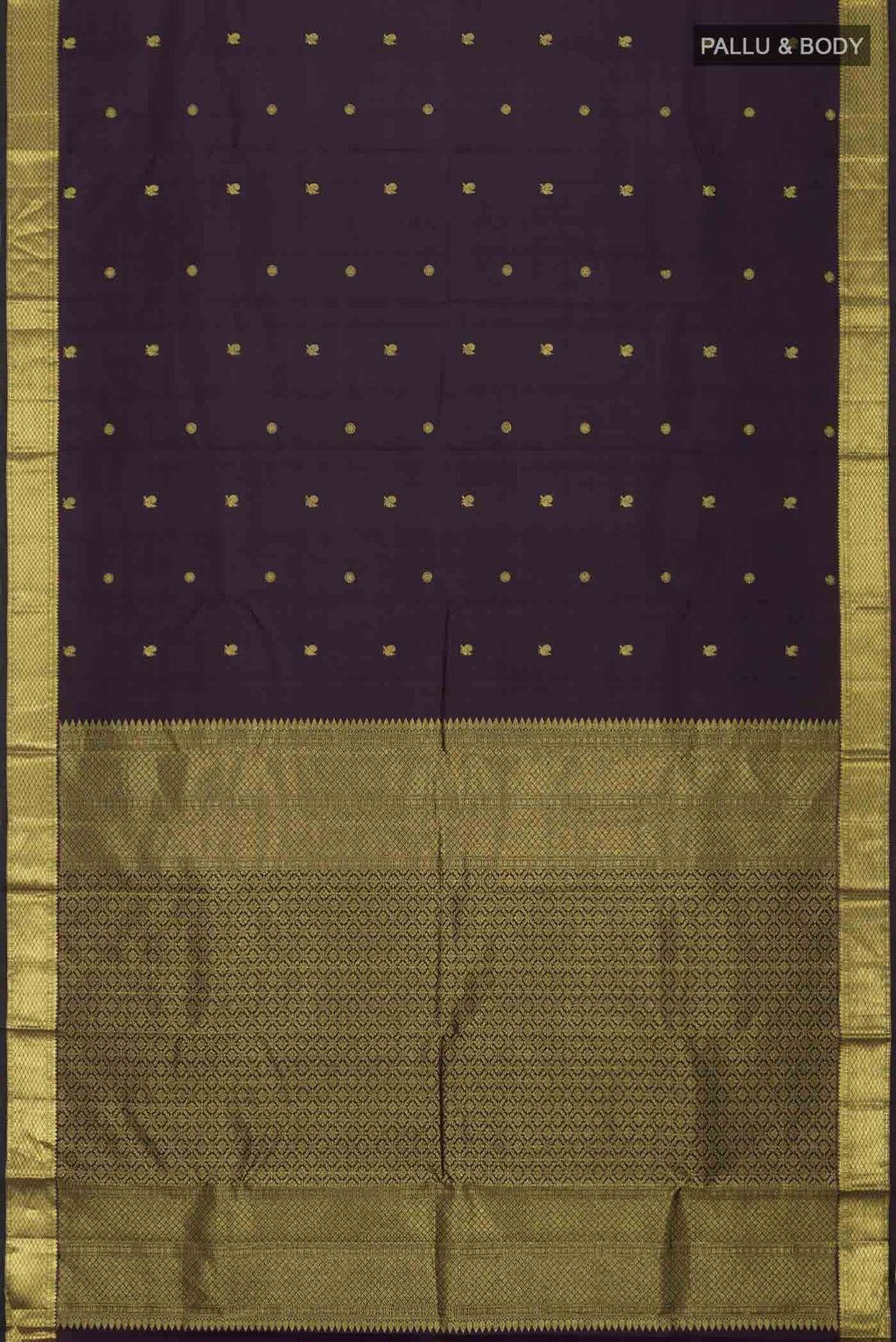 Purple Kanchipuram Silk Saree