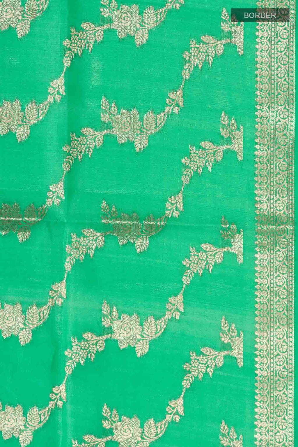 Green Banarasi Silk Saree