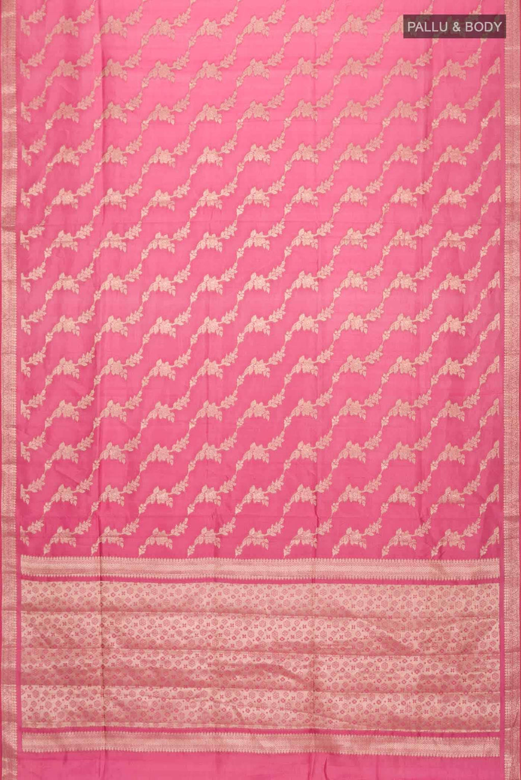 Pink Banarasi Silk Saree