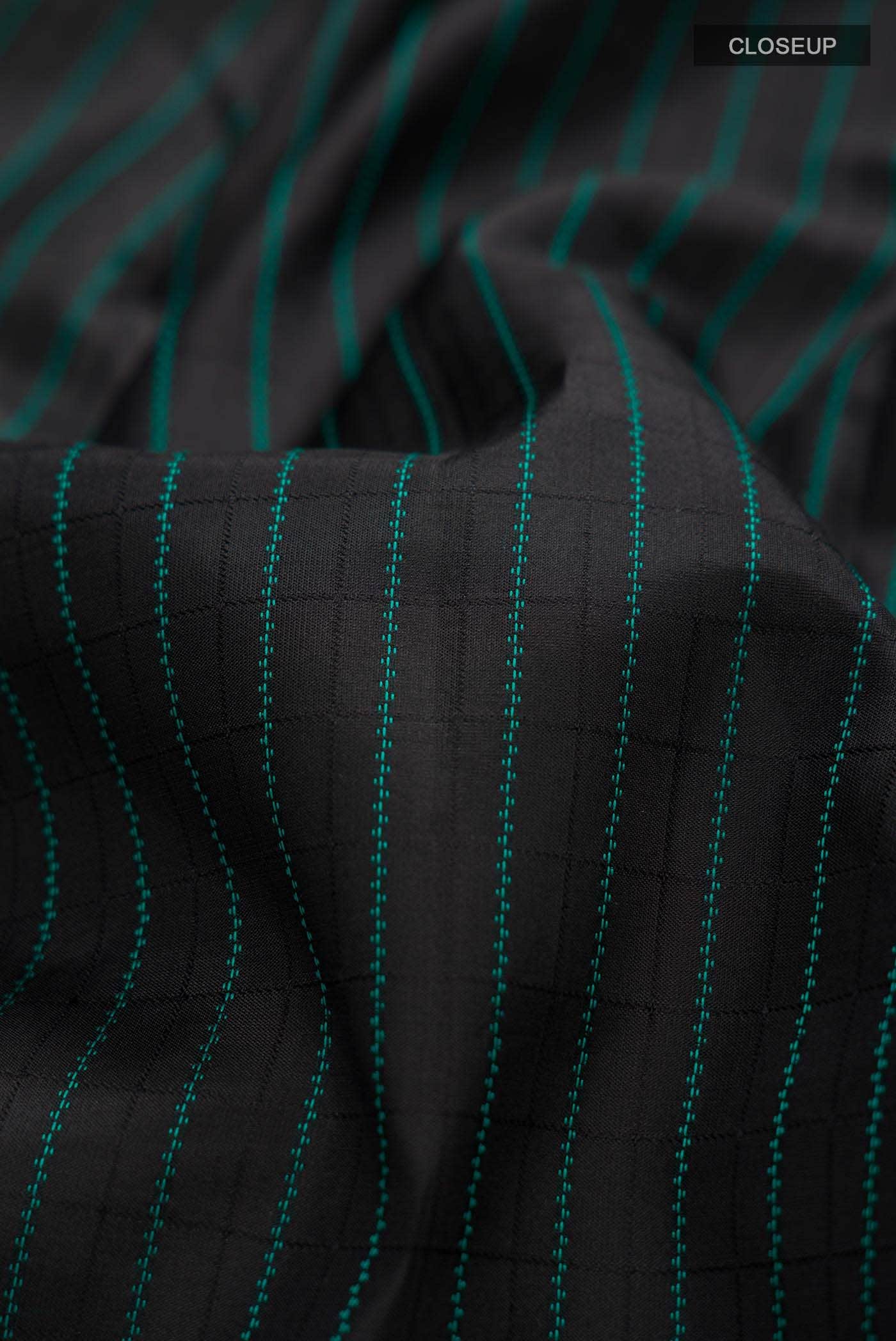 Black Kanchipuram Silk Saree