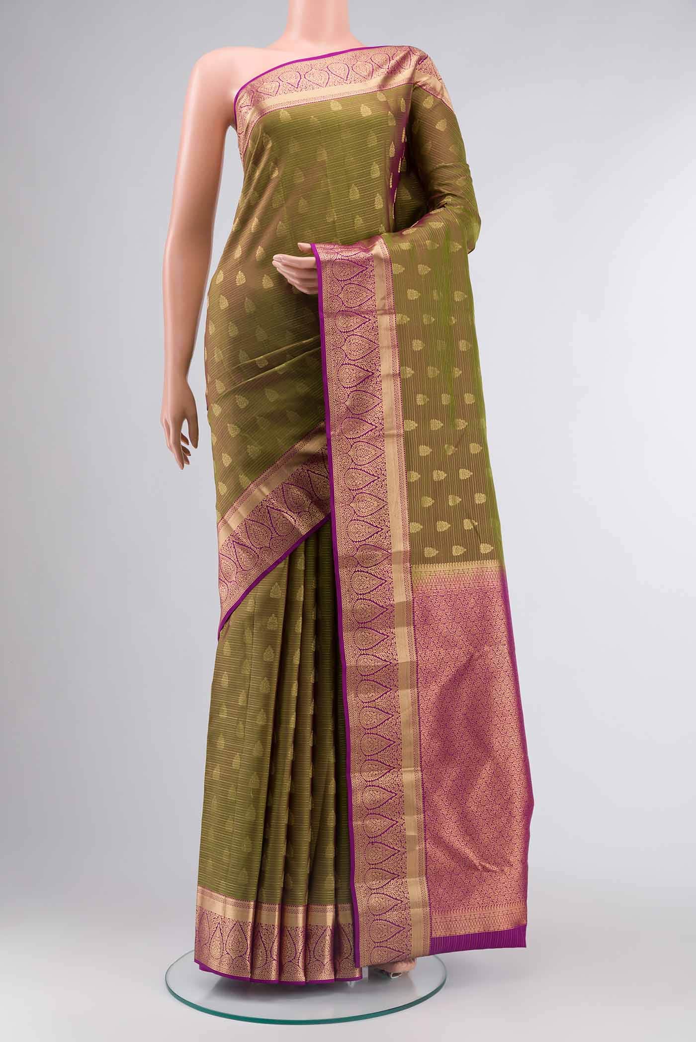 Green Kanchipuram Silk Saree