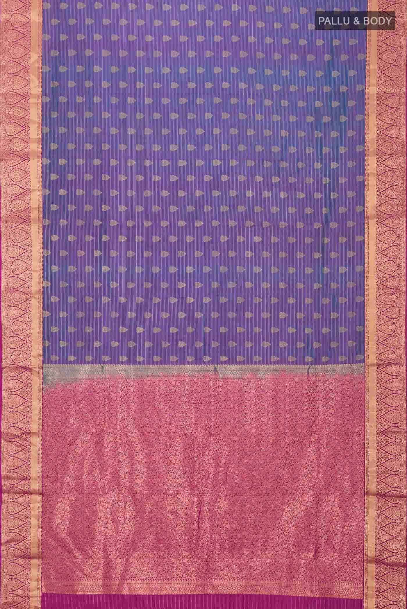 Blue Kanchipuram Silk Saree
