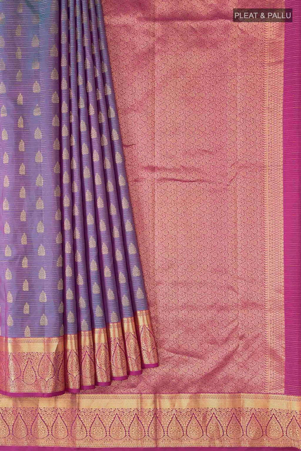 Blue Kanchipuram Silk Saree