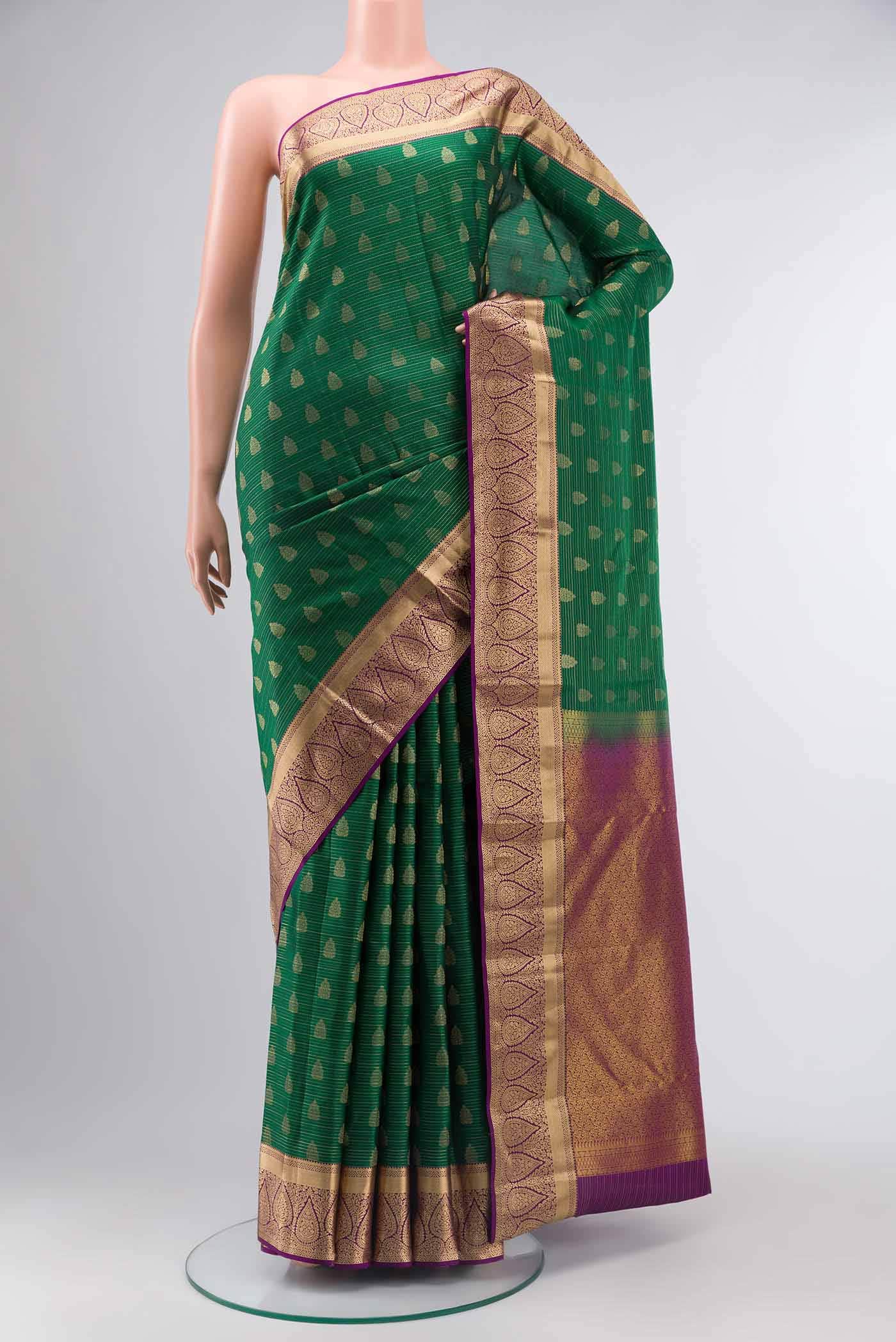 Green Kanchipuram Silk Saree