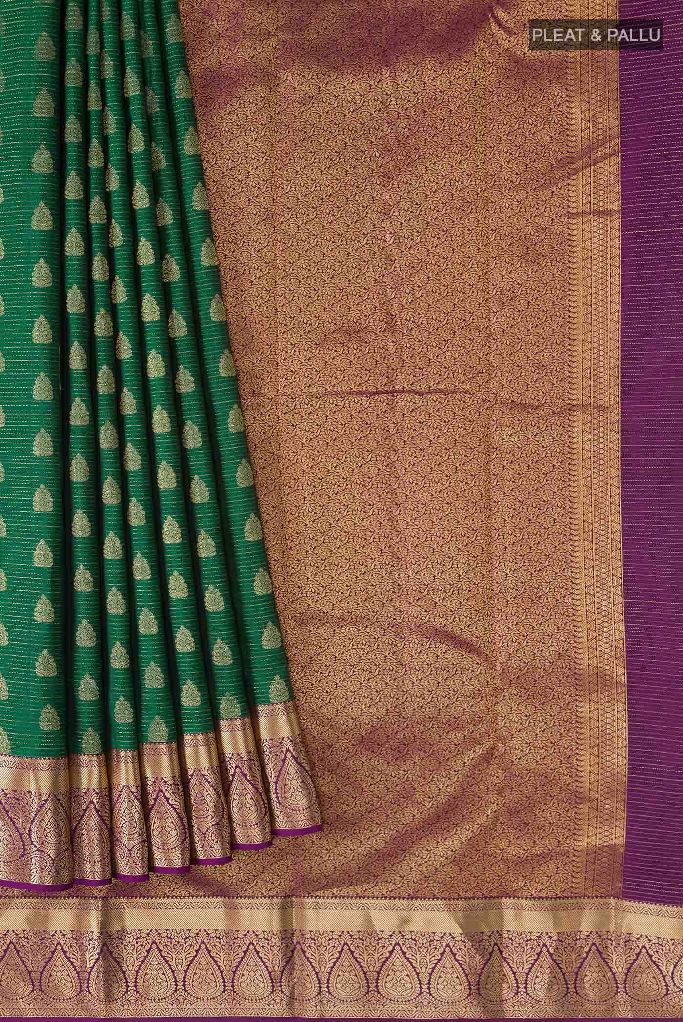 Green Kanchipuram Silk Saree