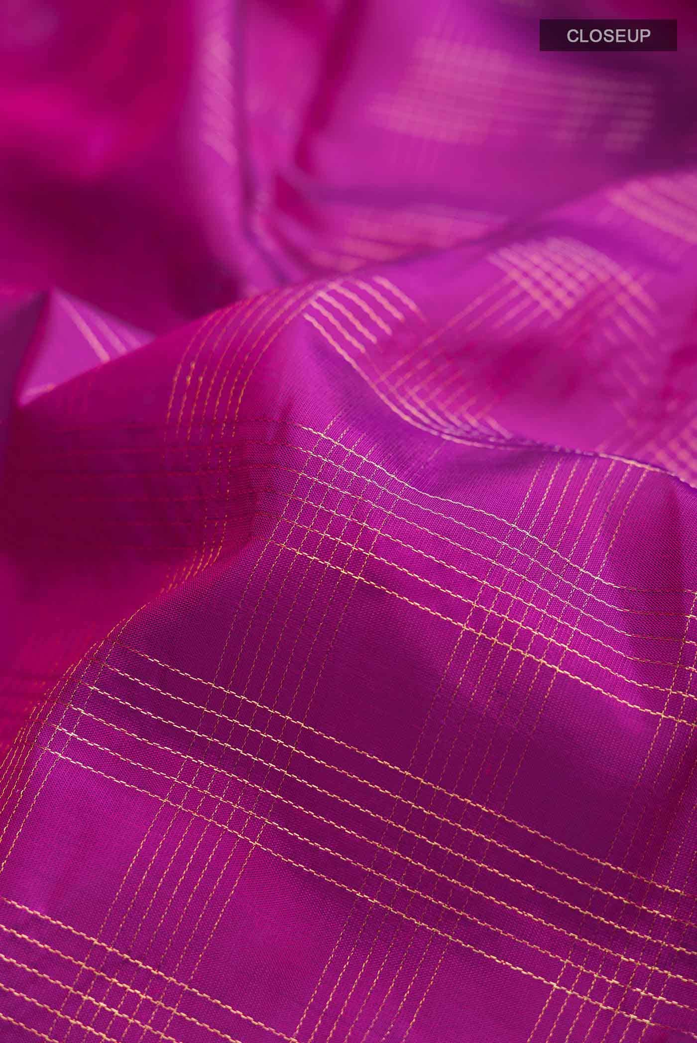 Purple Kanchipuram Silk Saree